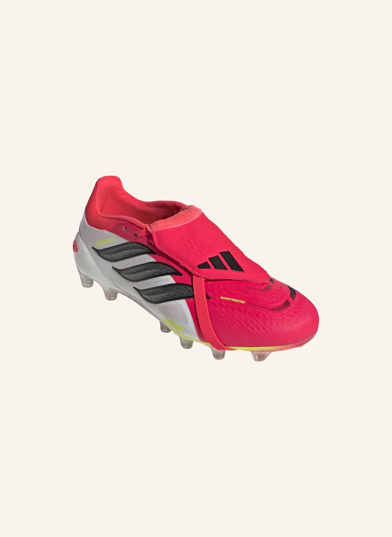 adidas PREDATOR PRO FOLD-OVER TONGUE AG FUSSBALLSCHUH: SCHWARZ/ WEISS
