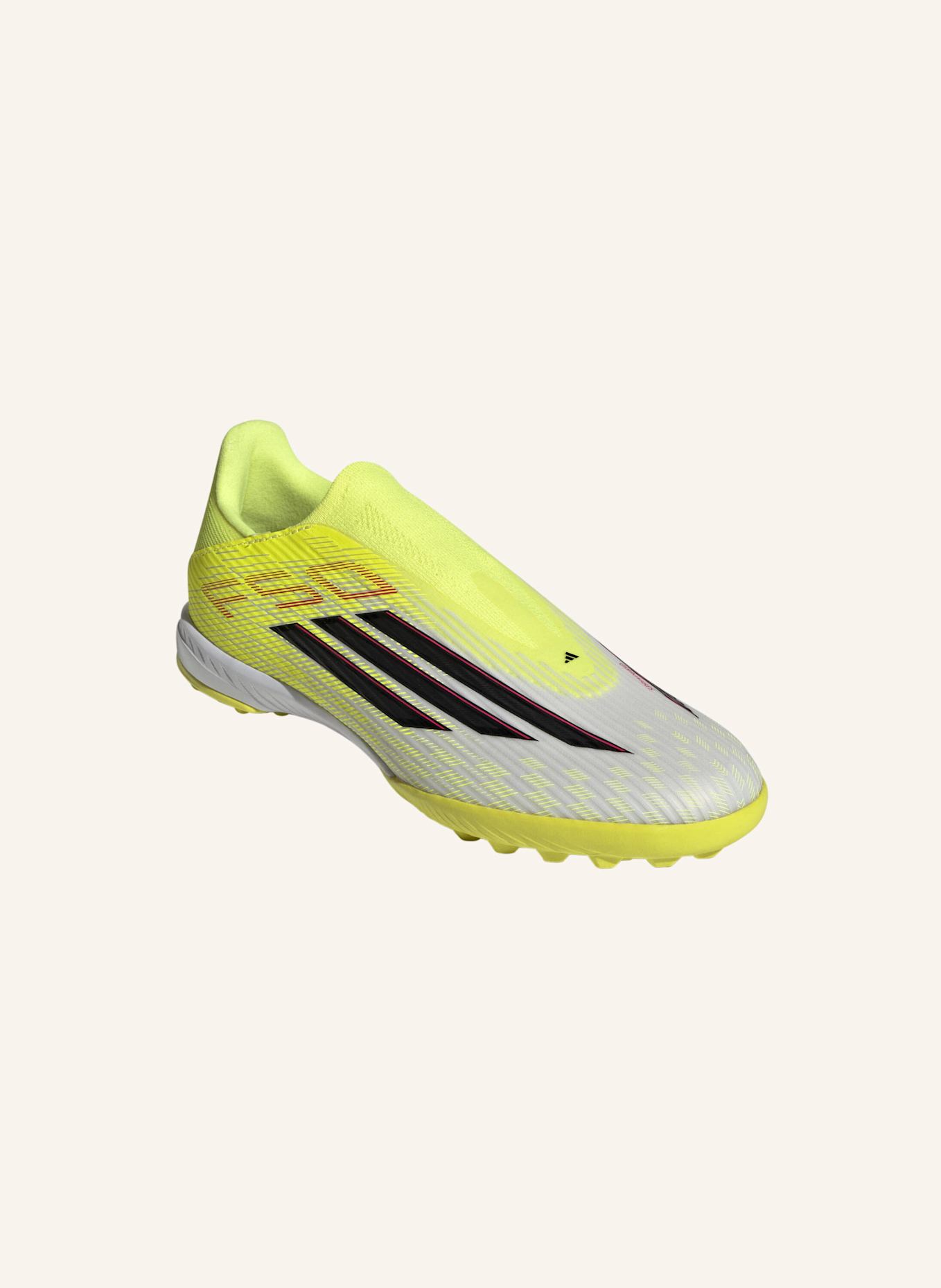 adidas F50 LEAGUE FUSSBALLSCHUH, ROLLRASEN, OHNE SCHNÜRUNG: GELB/ SCHWARZ/ ROT