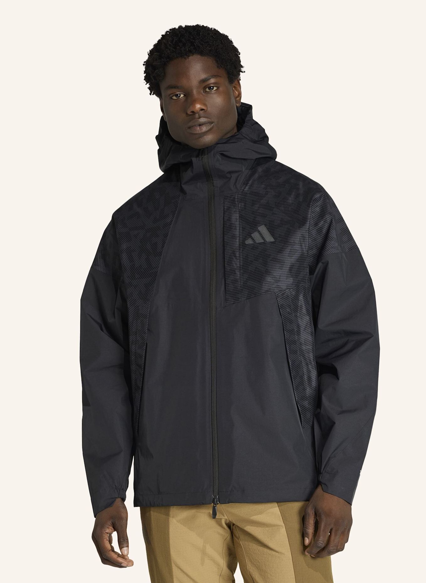 adidas TERREX TERREX XPERIOR 2.5 LAYER HYBRID PRIMEKNIT CLIMAPROOF JACKE: SCHWARZ