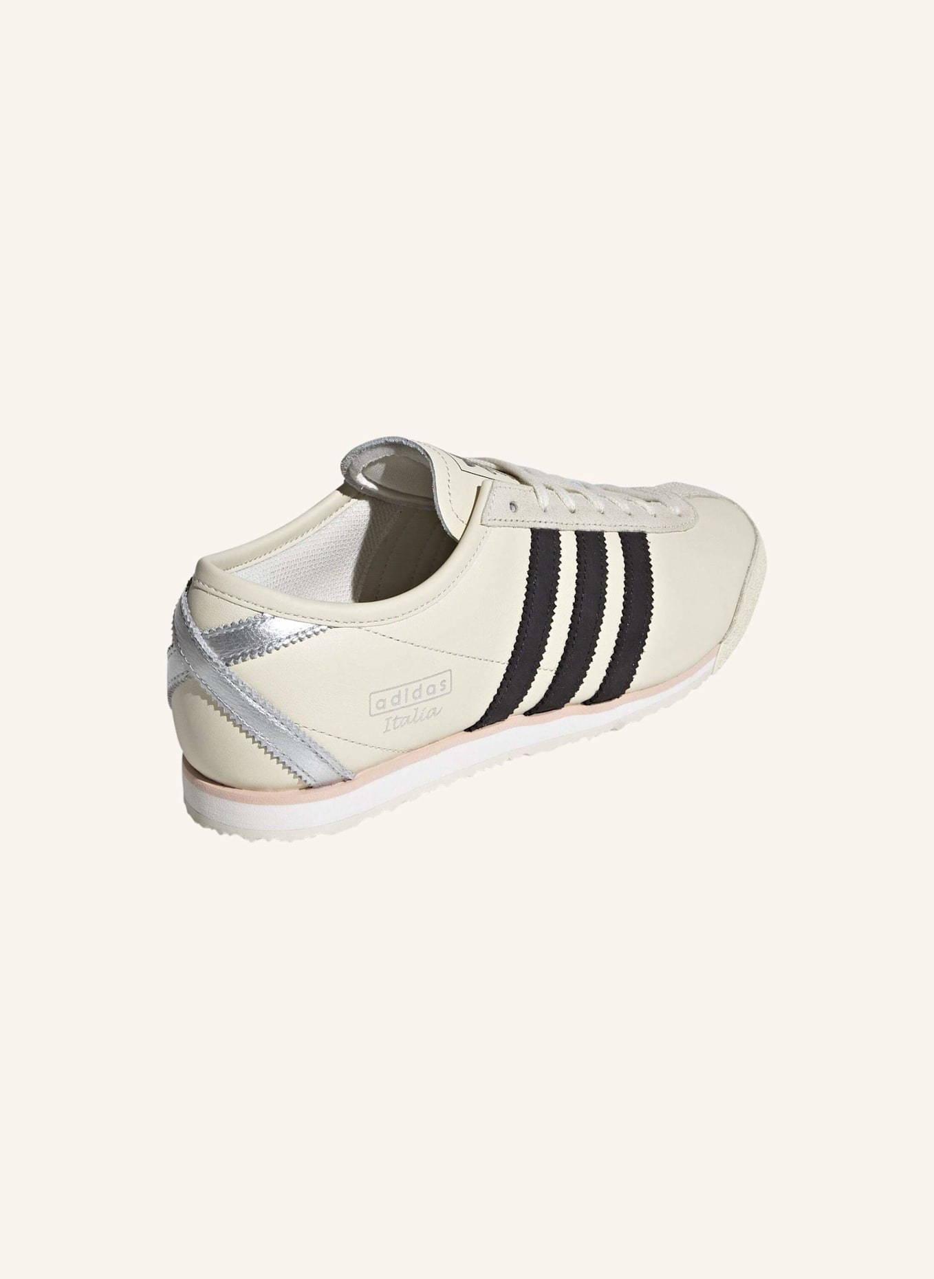 adidas Originals ITALIA 70S SCHUH: WEISS/ SCHWARZ/ SILBER