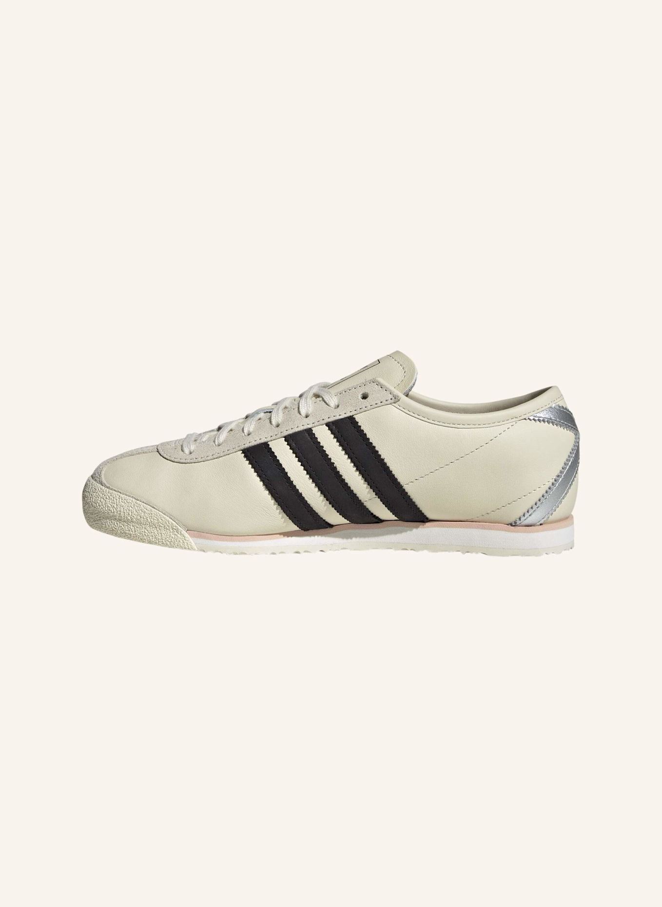 adidas Originals ITALIA 70S SCHUH: WEISS/ SCHWARZ/ SILBER
