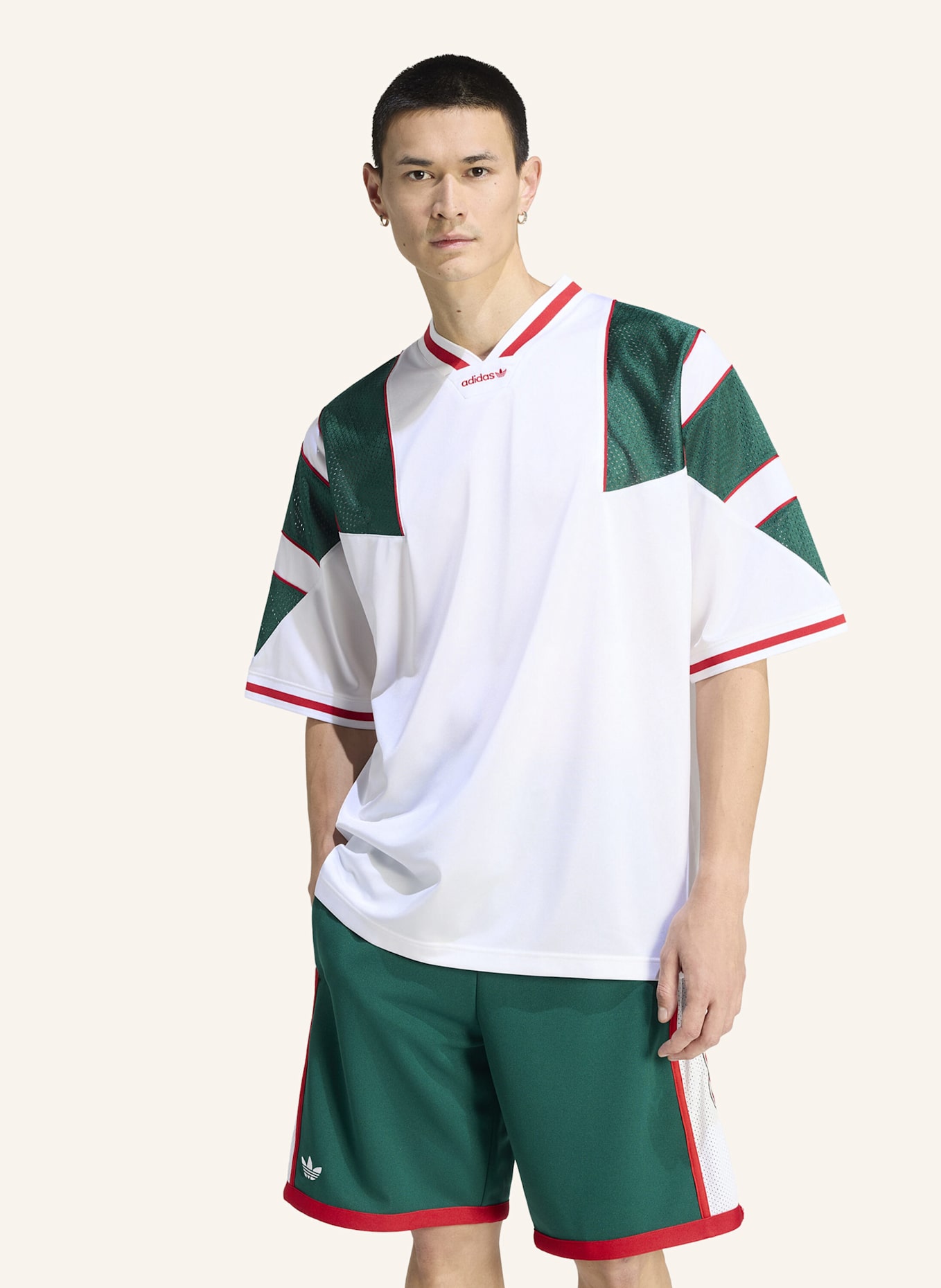 adidas Originals PANEL TRIKOT: WEISS