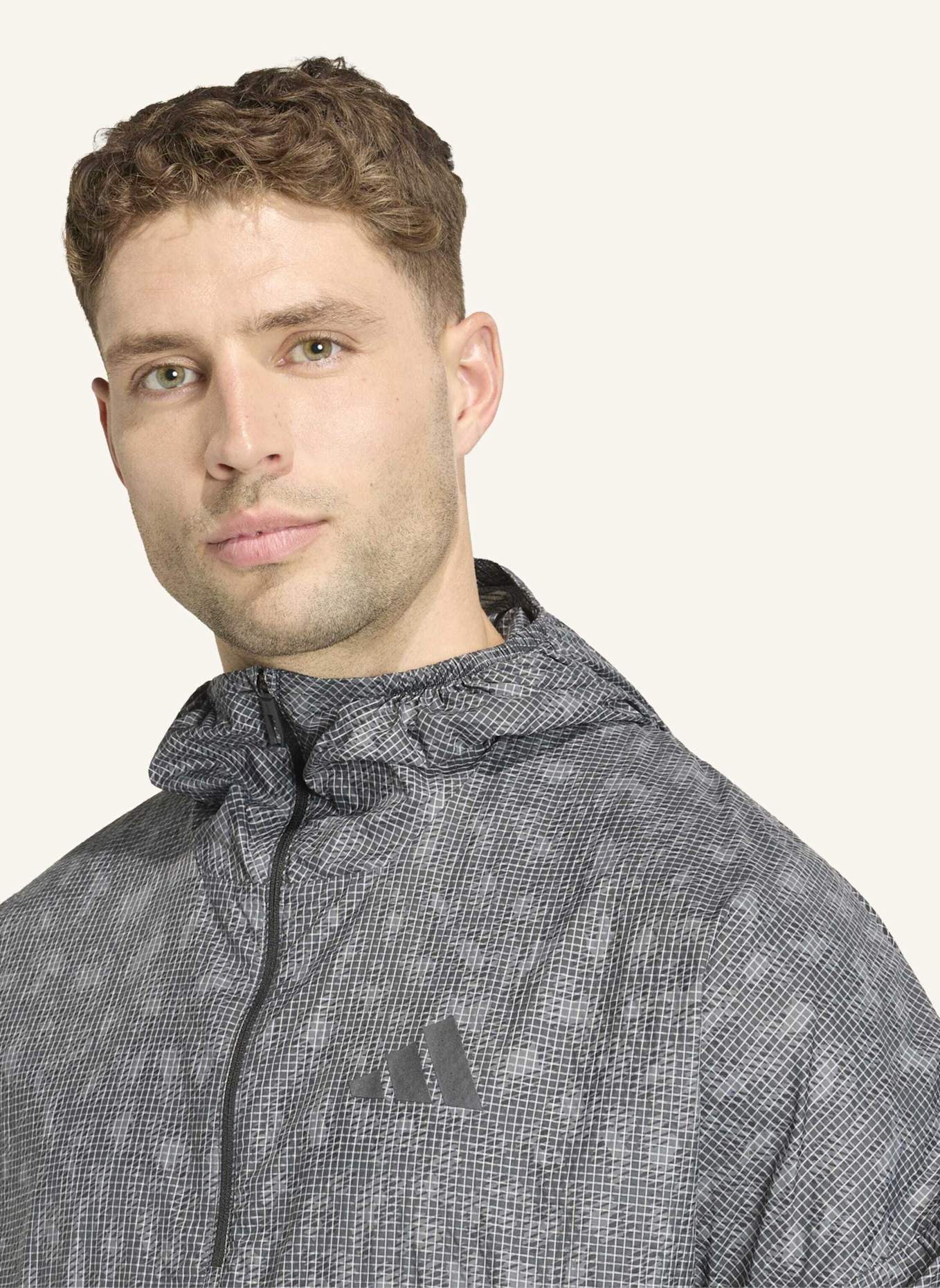 adidas TERREX TERREX XPLORIC CLIMA365 PRINTED WIND ANORAK: GRAU