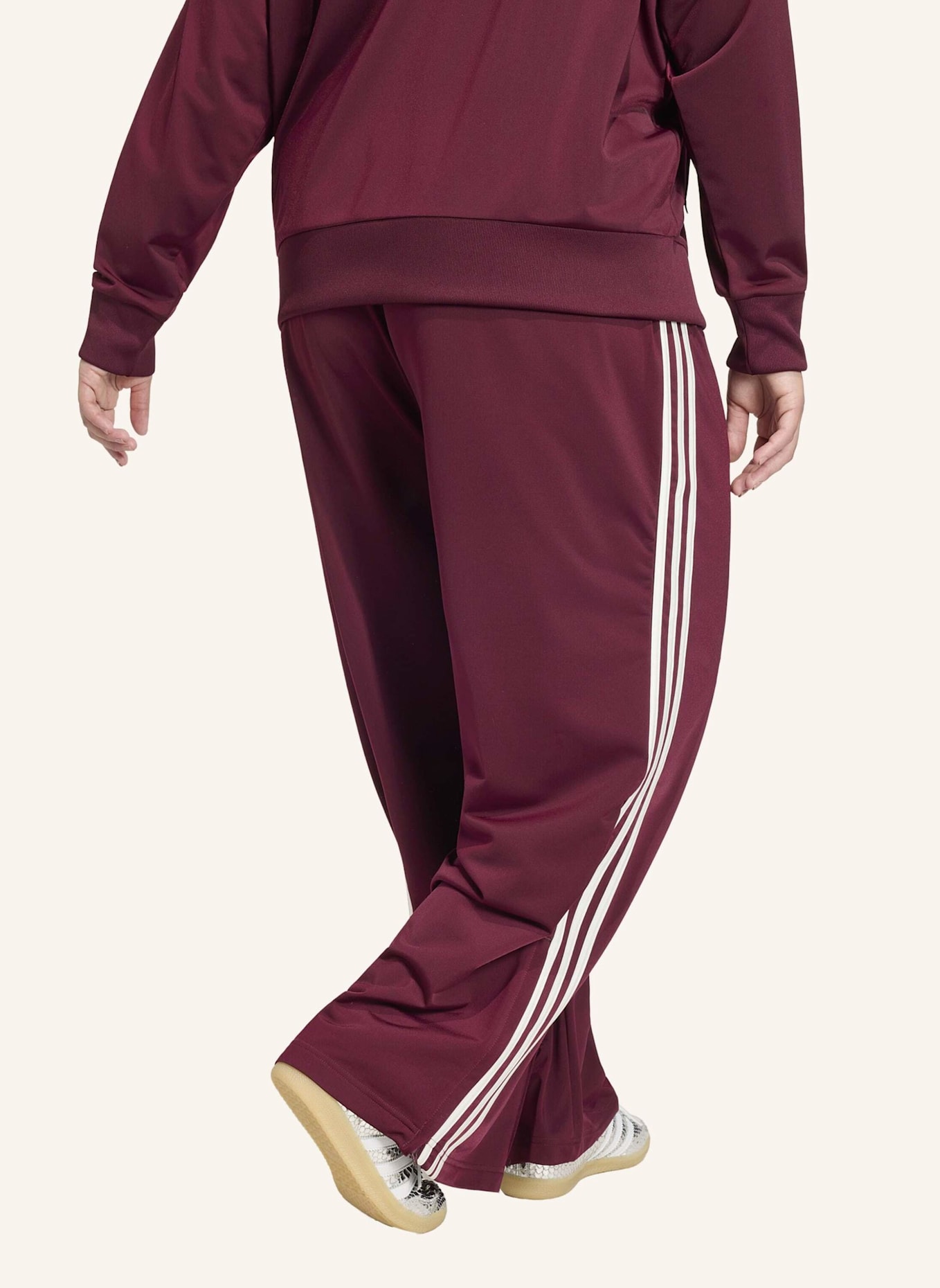 adidas Originals FIREBIRD LOOSE TRAININGSHOSE: ROT/ WEISS