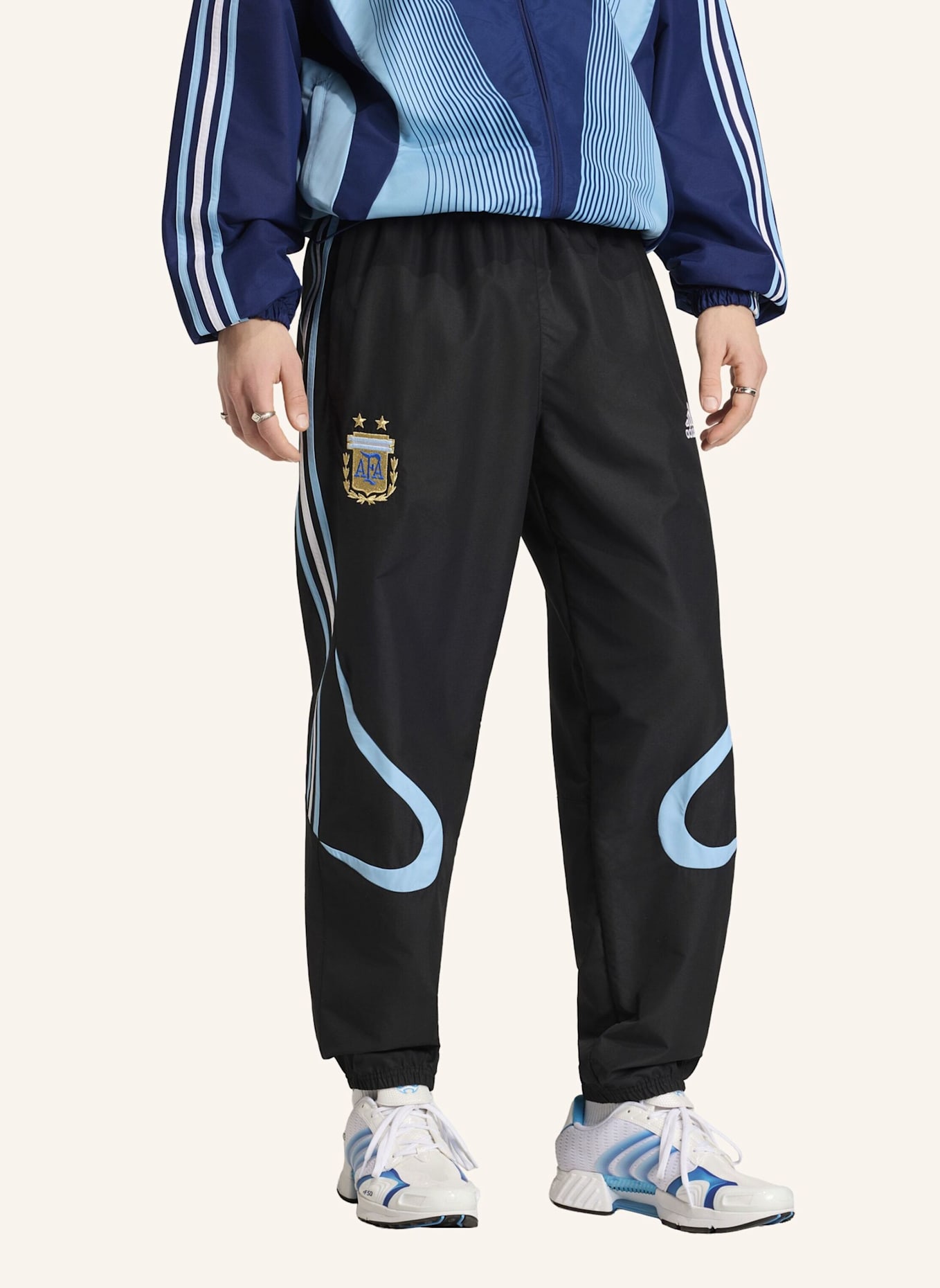 adidas ARGENTINIEN 2006 TRAINIGSHOSE: SCHWARZ