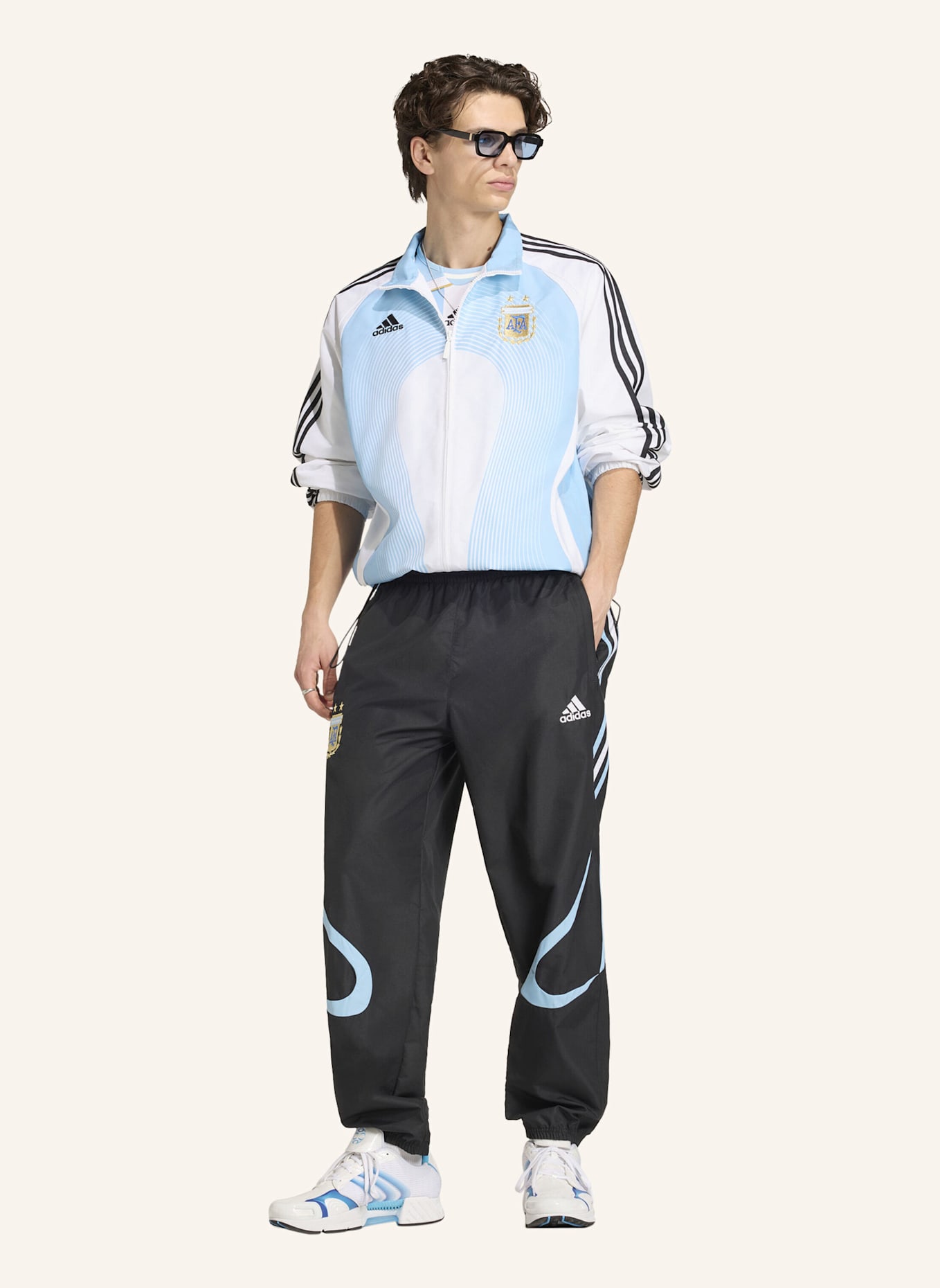 adidas ARGENTINA HOME TRACK TOP 2006: WEISS