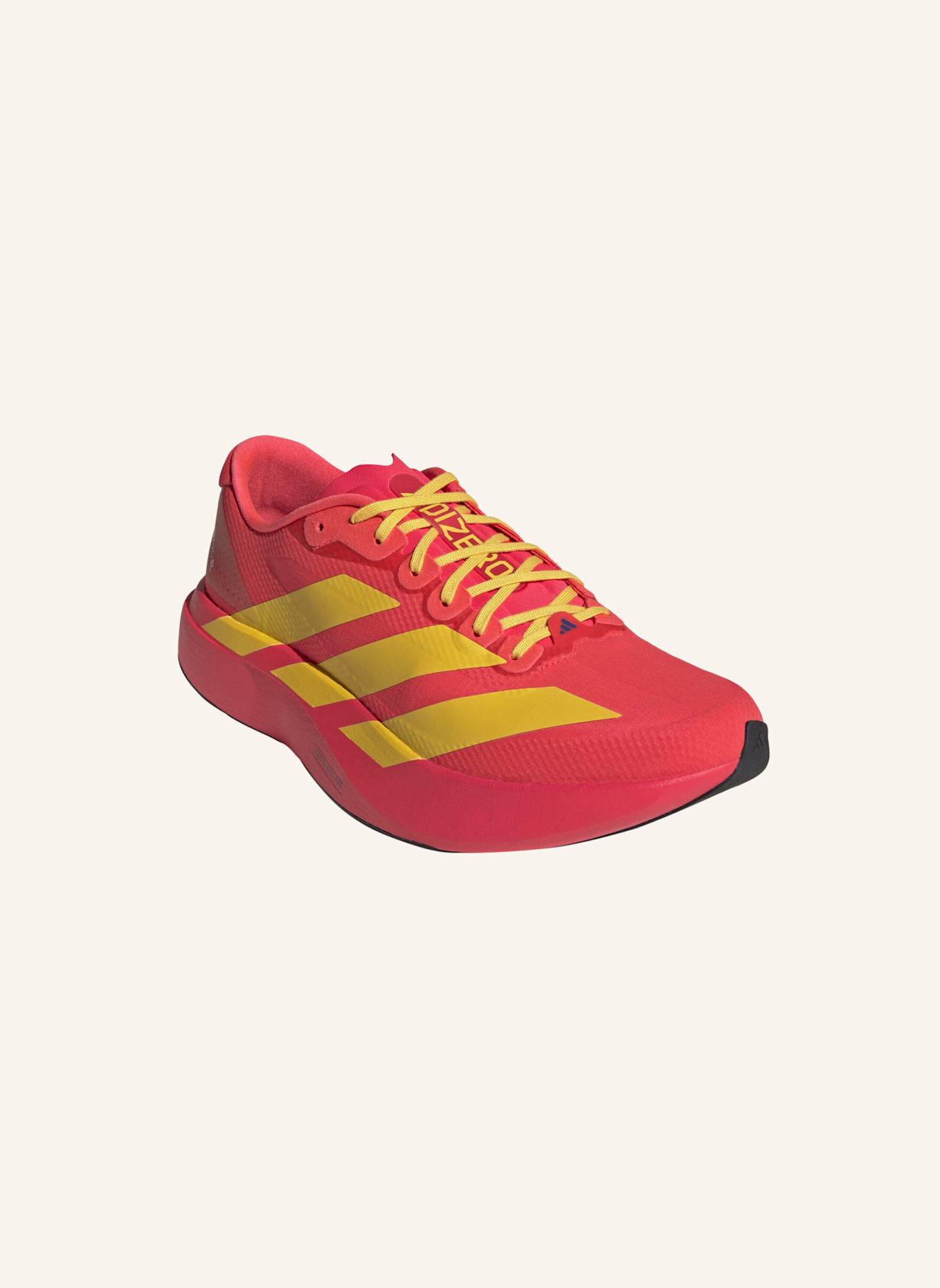 adidas ADIZERO EVO SL SCHUH: ROT/ GOLD/ BLAU