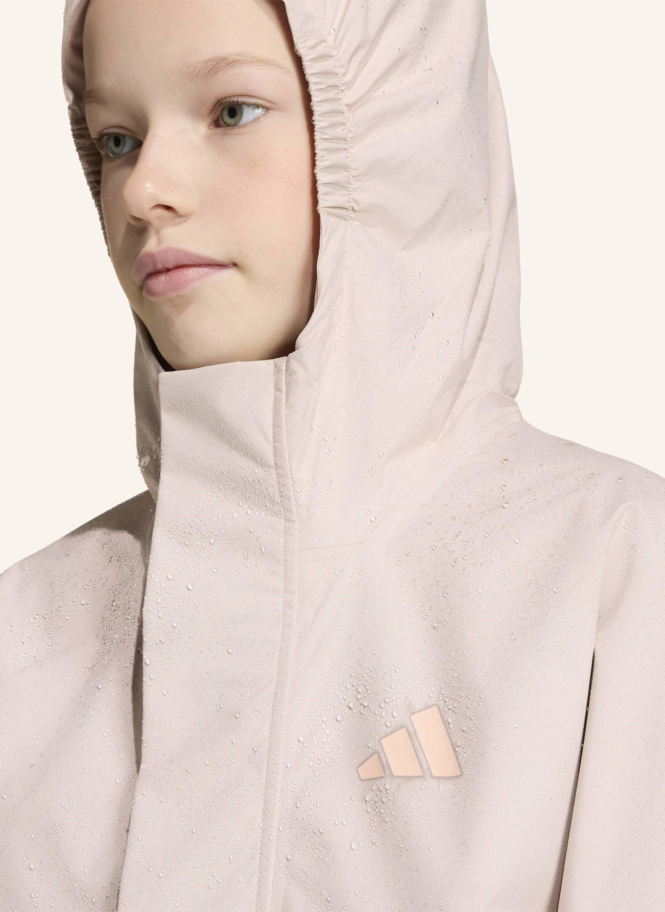 adidas TERREX TERREX KIDS XPLORIC 2.5 LAYER CLIMAPROOF ANORAK: ROSA