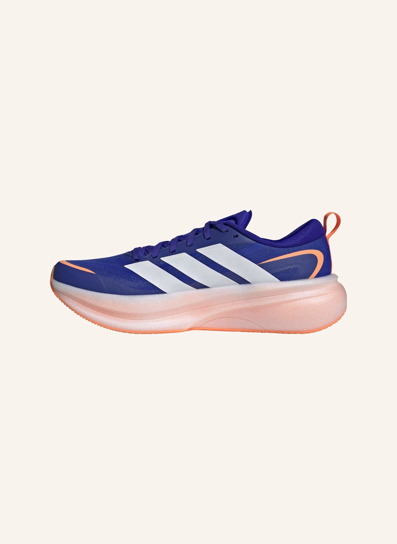 adidas Laufschuhe SUPERNOVA GLIDE: BLAU/ WEISS