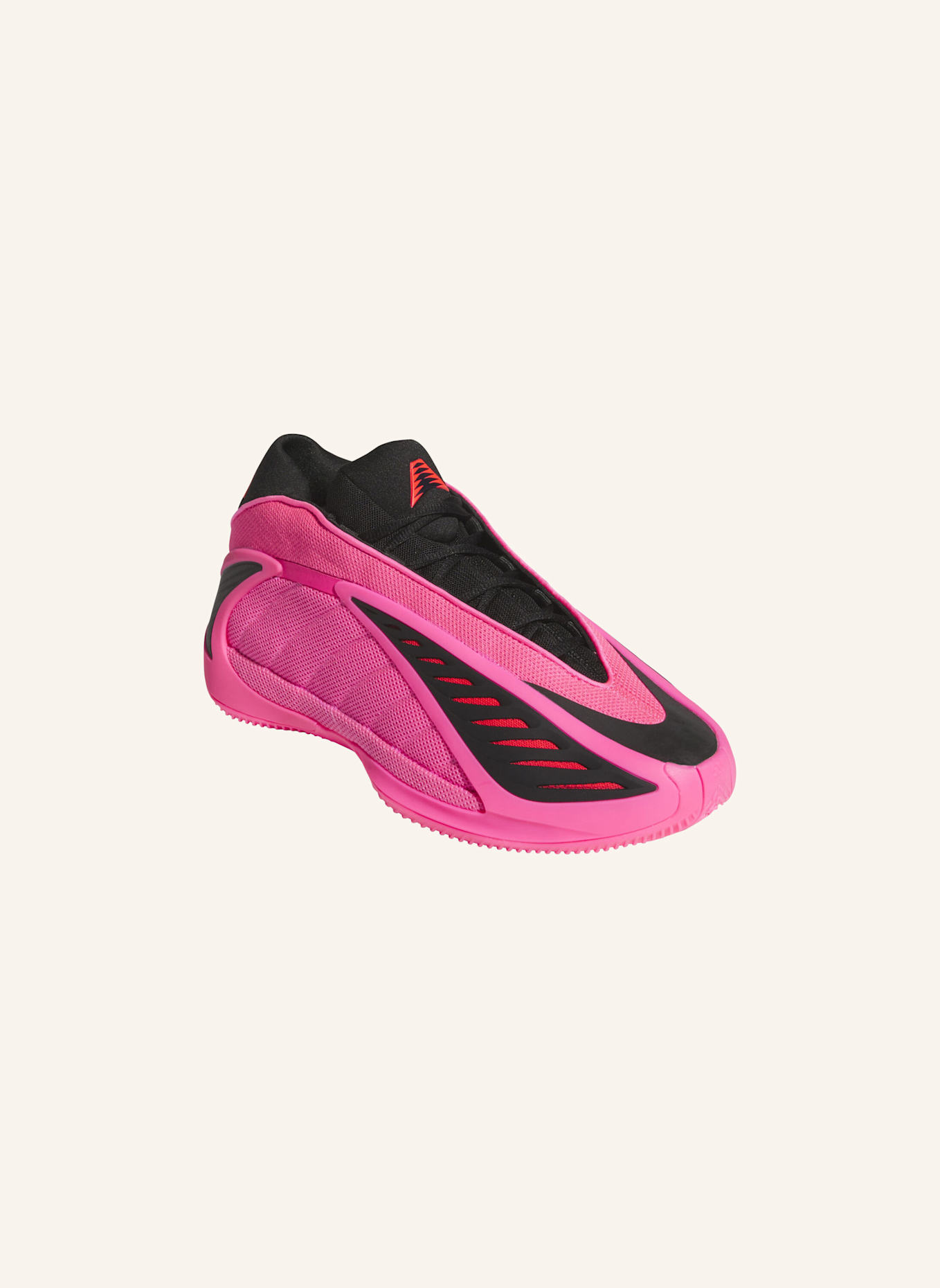 adidas ANTHONY EDWARDS 2 SCHUH: ROSA/ SCHWARZ/ ROT