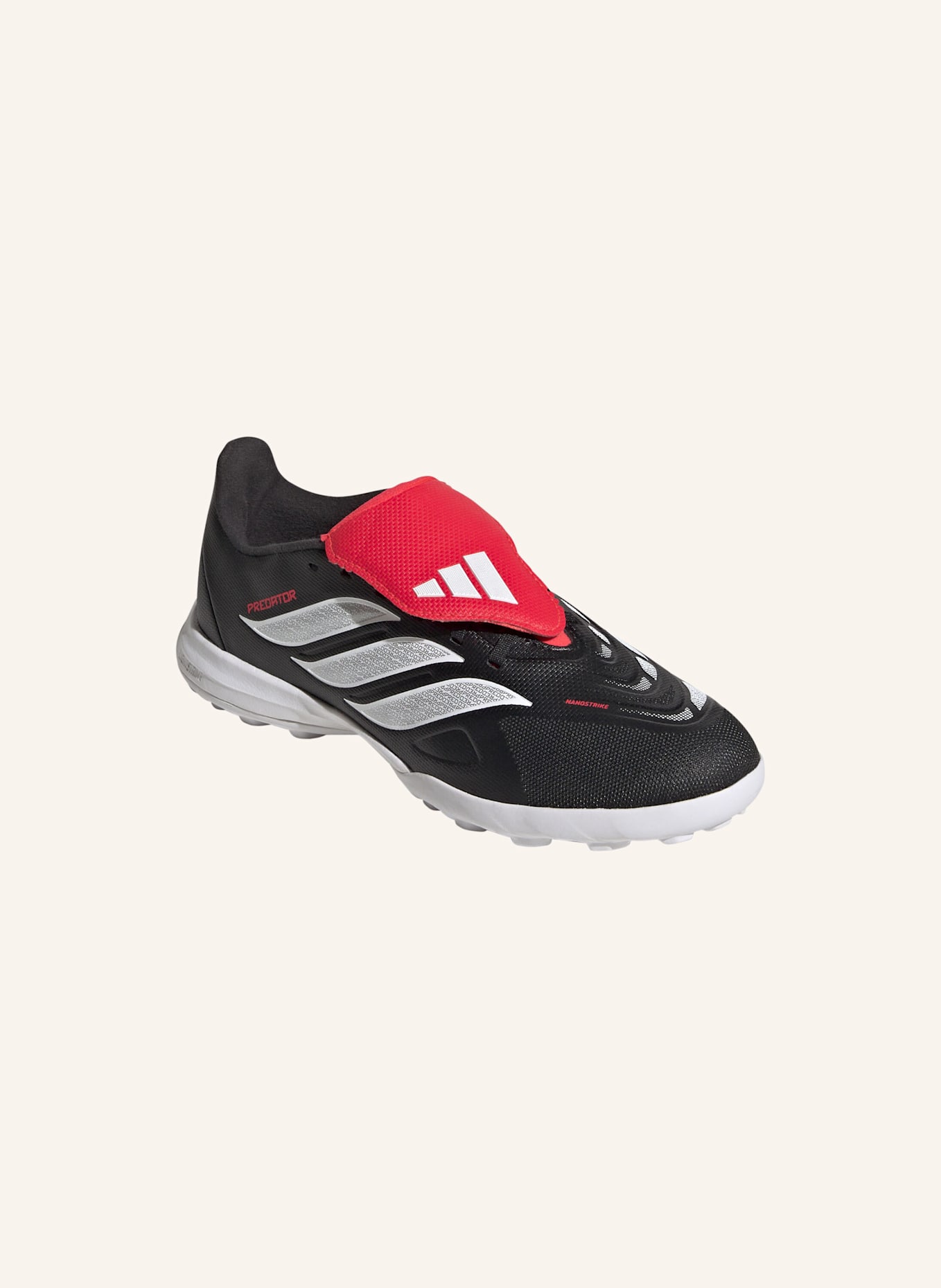 adidas PREDATOR LEAGUE KIDS FUSSBALLSCHUHE, ROLLRASEN, UMSCHLAGBARE ZUNGE: SCHWARZ