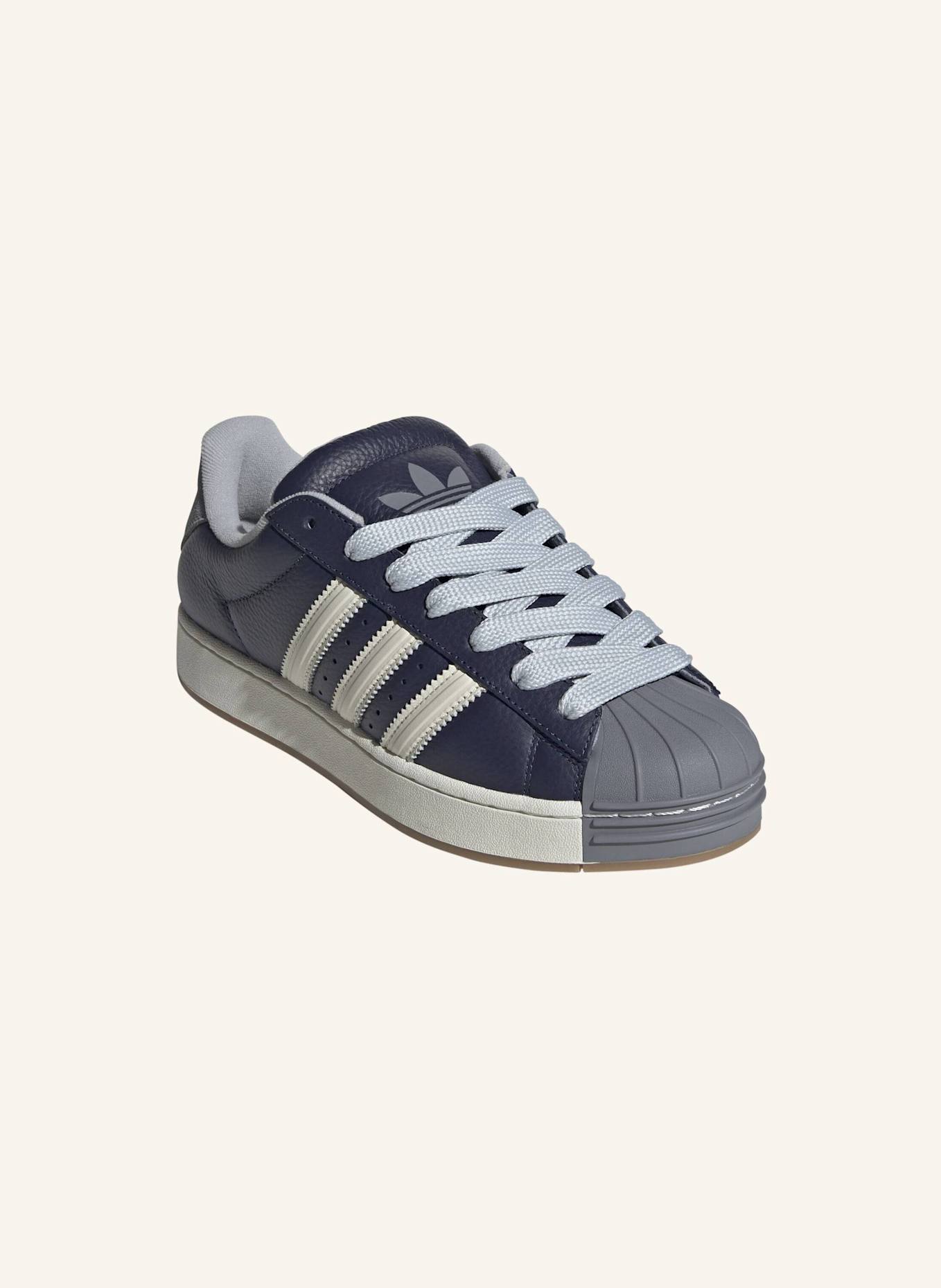 adidas Originals SUPERSTAR ST SCHUH: BLAU/ WEISS/ BEIGE
