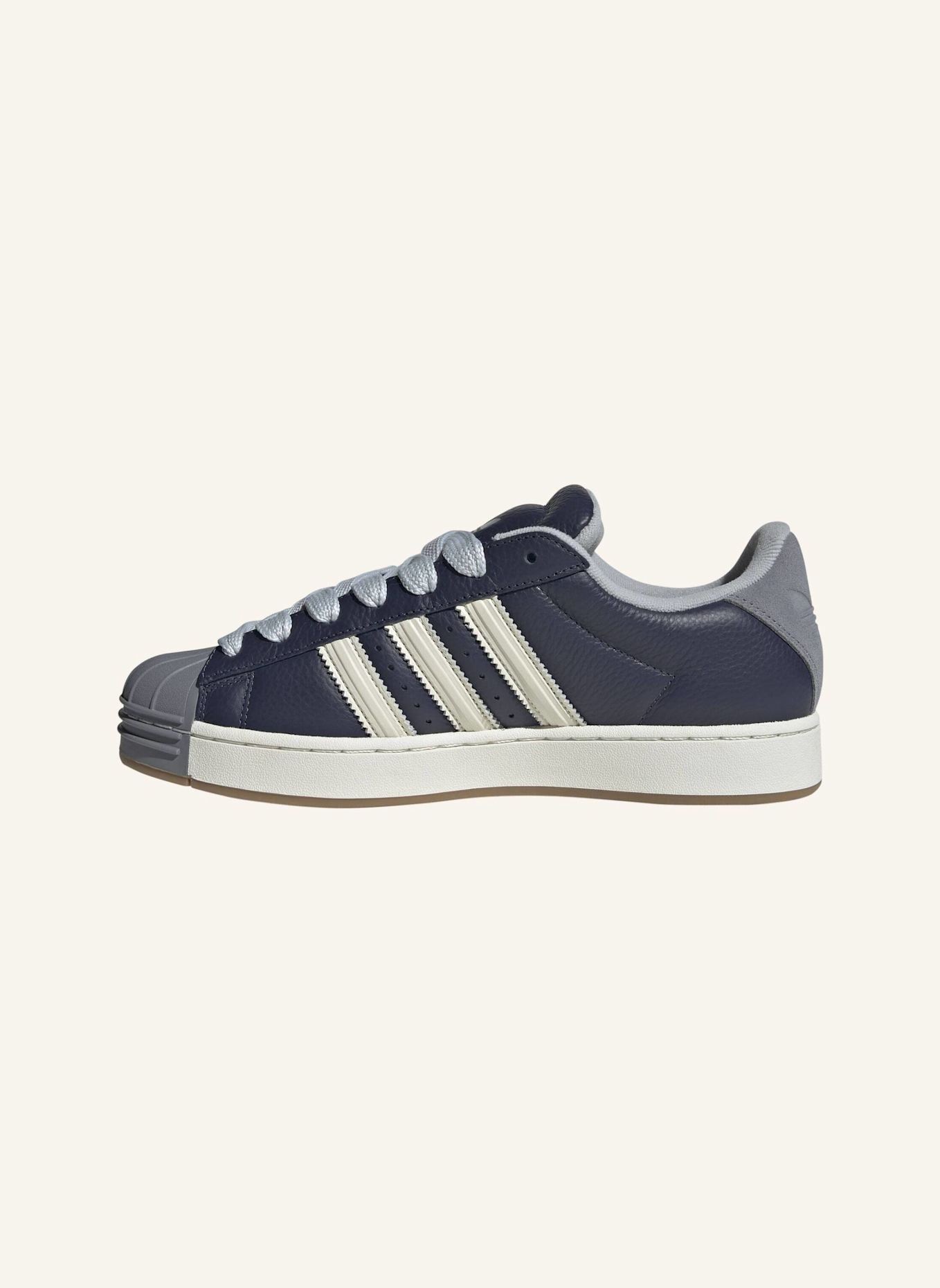 adidas Originals SUPERSTAR ST SCHUH: BLAU/ WEISS/ BEIGE