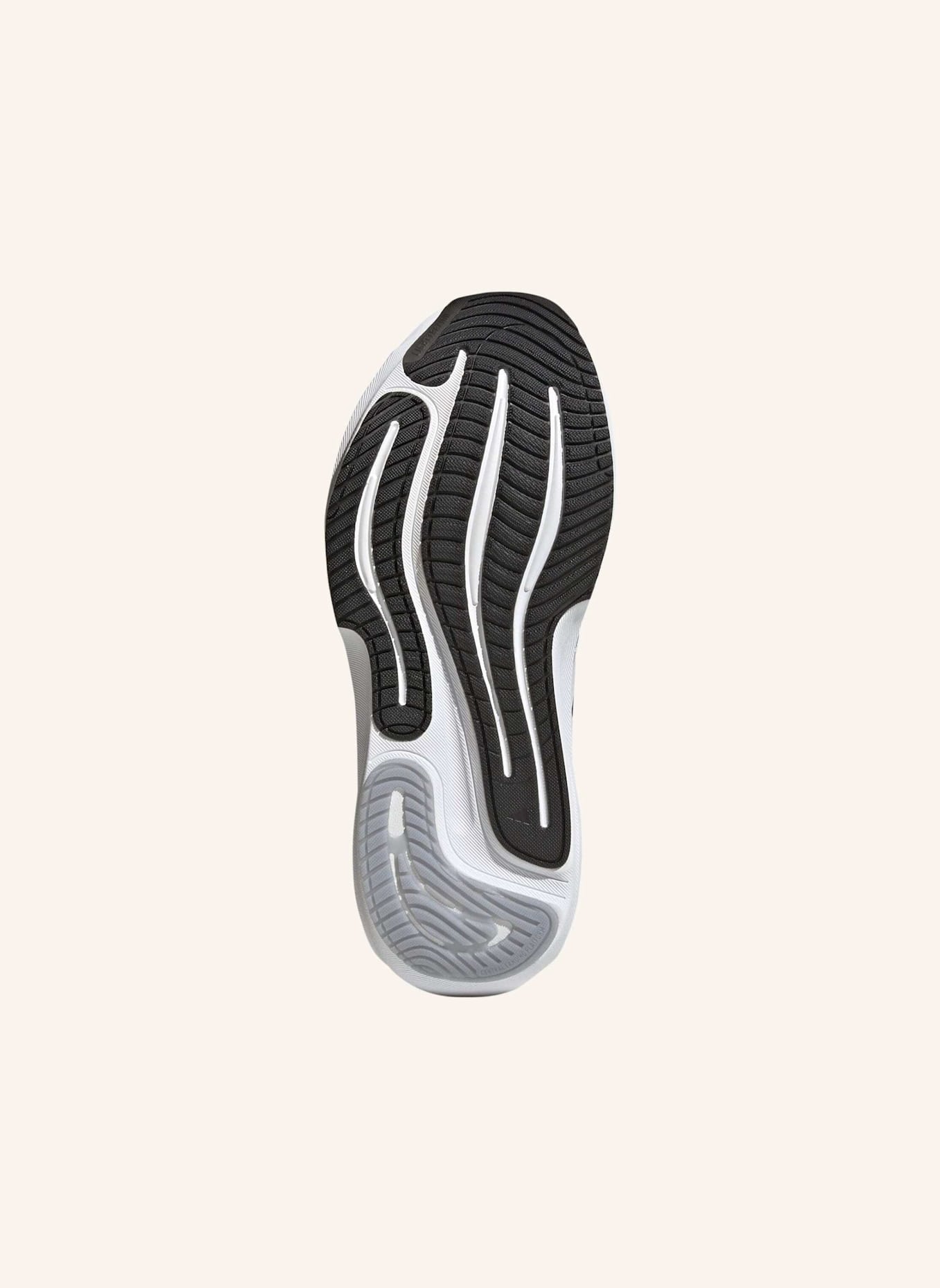 adidas SUPERNOVA RISE 3 ADAPTIVE LAUFSCHUH: SCHWARZ/ WEISS/ GRAU