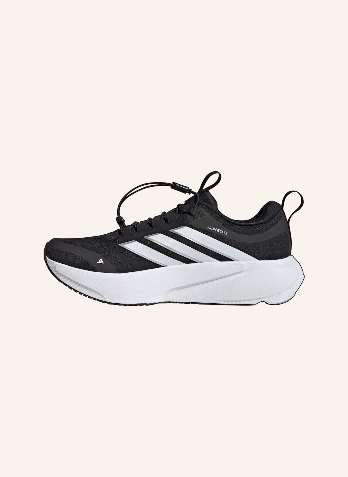 adidas SUPERNOVA RISE 3 ADAPTIVE LAUFSCHUH: SCHWARZ/ WEISS/ GRAU