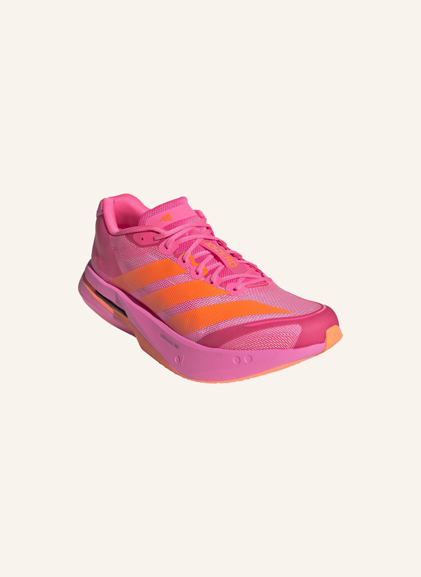 adidas Laufschuhe ADIZERO BOSTON 13: ROSA/ ORANGE/ GRAU