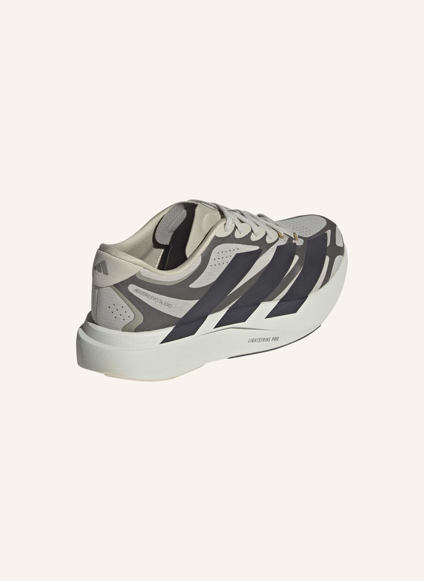 adidas ADIZERO EVO SL EXO SCHUH: GRAU/ SCHWARZ