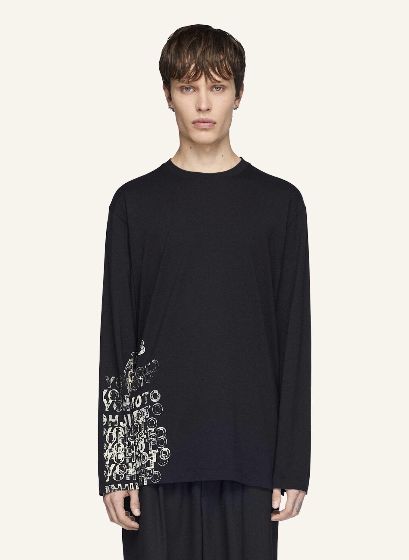 Y-3 Y-3 GFX LANGARMSHIRT: SCHWARZ
