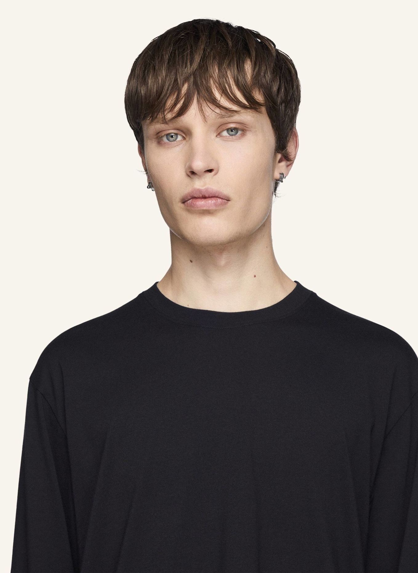 Y-3 Y-3 GFX LANGARMSHIRT: SCHWARZ