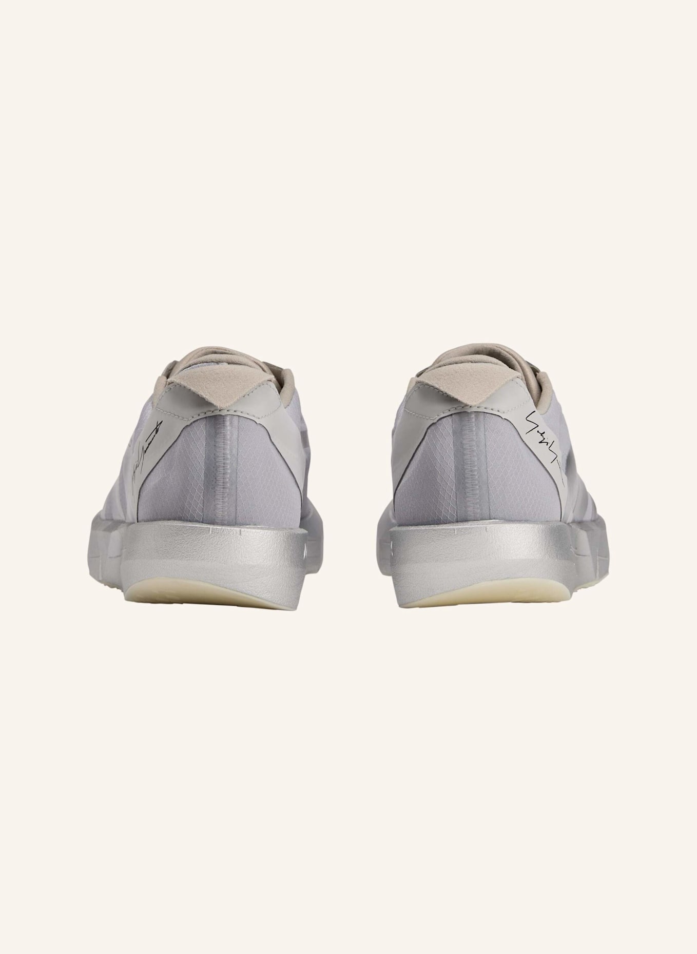 Y-3 Y-3 ADIOS 9 SCHUH: SILBER/ BRAUN