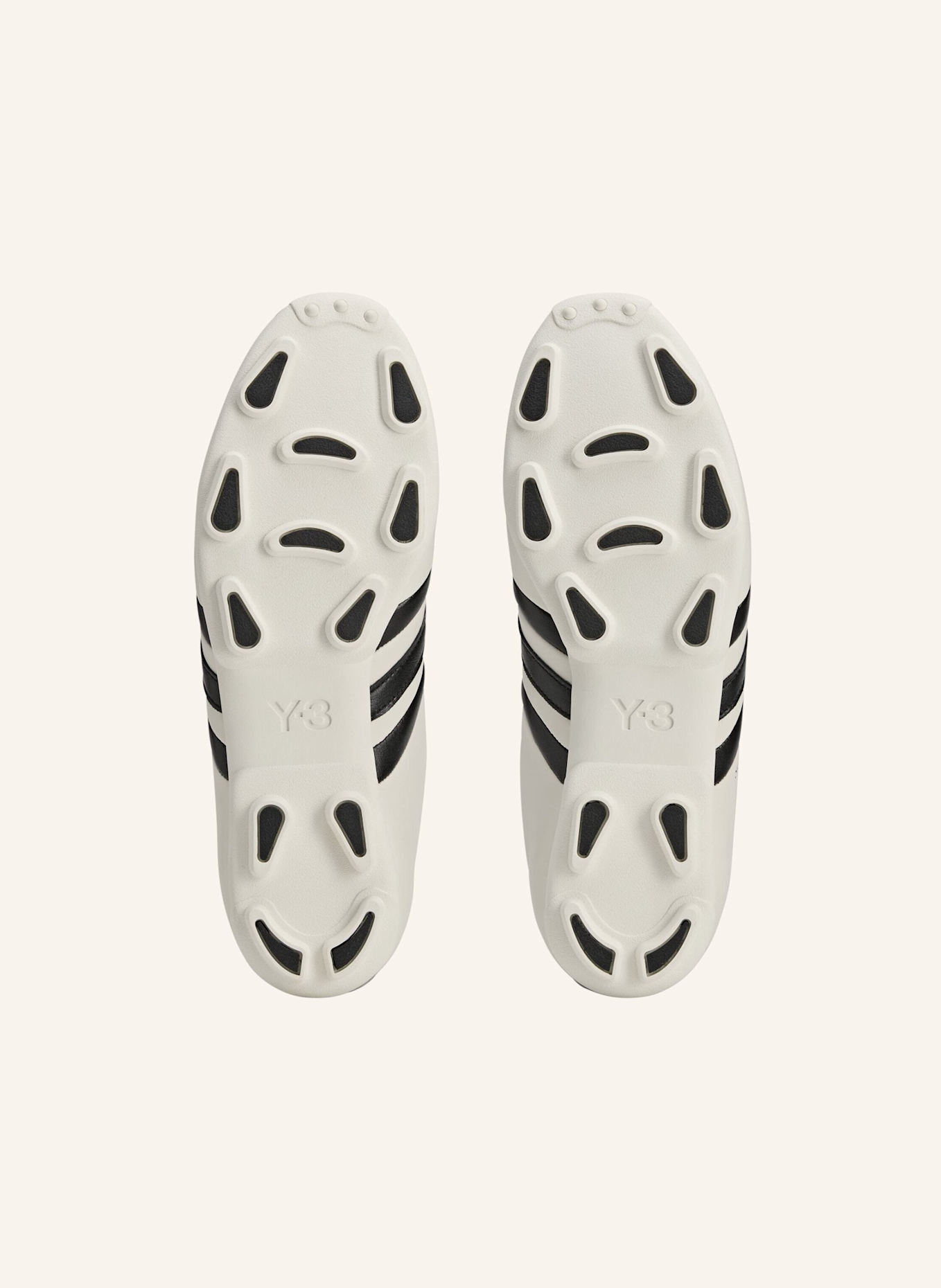 Y-3 Y-3 FIELD SHOES: WEISS/ SCHWARZ/ BRAUN