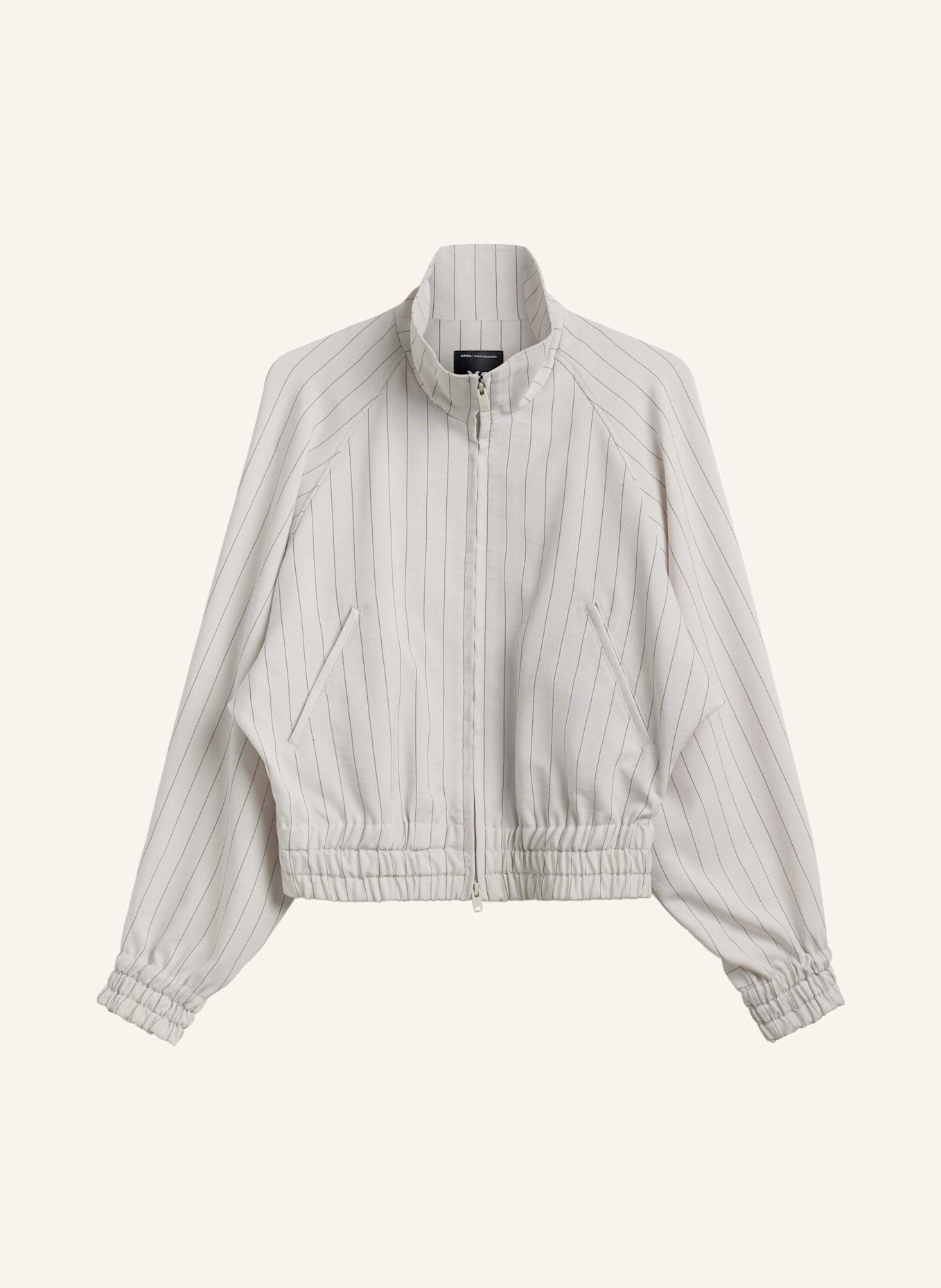 Y-3 Y-3 PINSTRIPE SPORT UNIFORM BLOUSON: GRAU