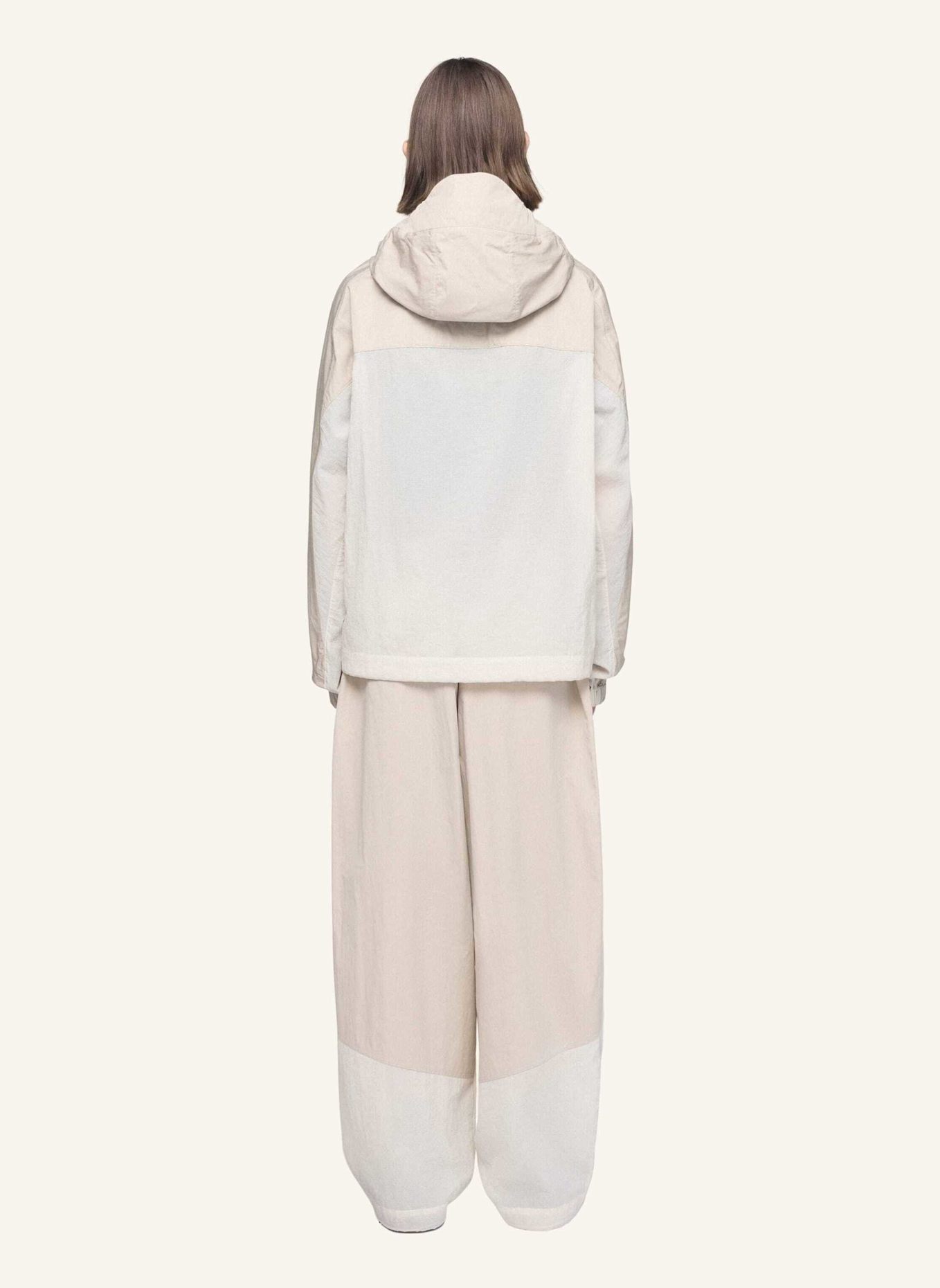 Y-3 Y-3 UT HOSE, GERADES BEIN: BRAUN