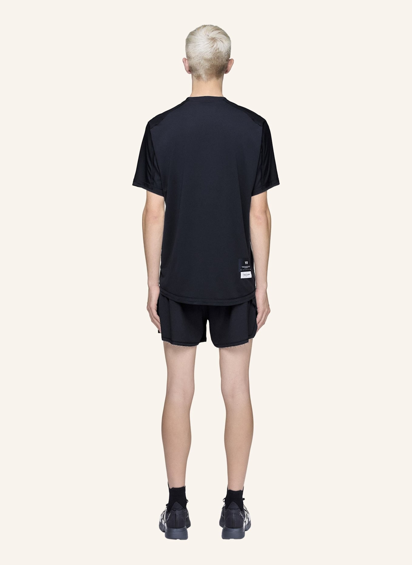 Y-3 Y-3 RUNNING SHORTS: SCHWARZ