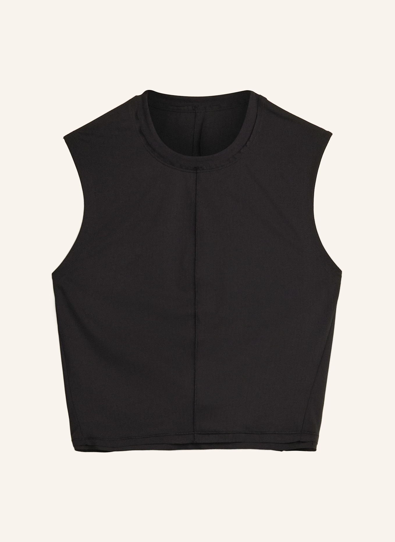Y-3 Y-3 RUNNING TANKTOP, KÜRZER GESCHNITTEN: SCHWARZ
