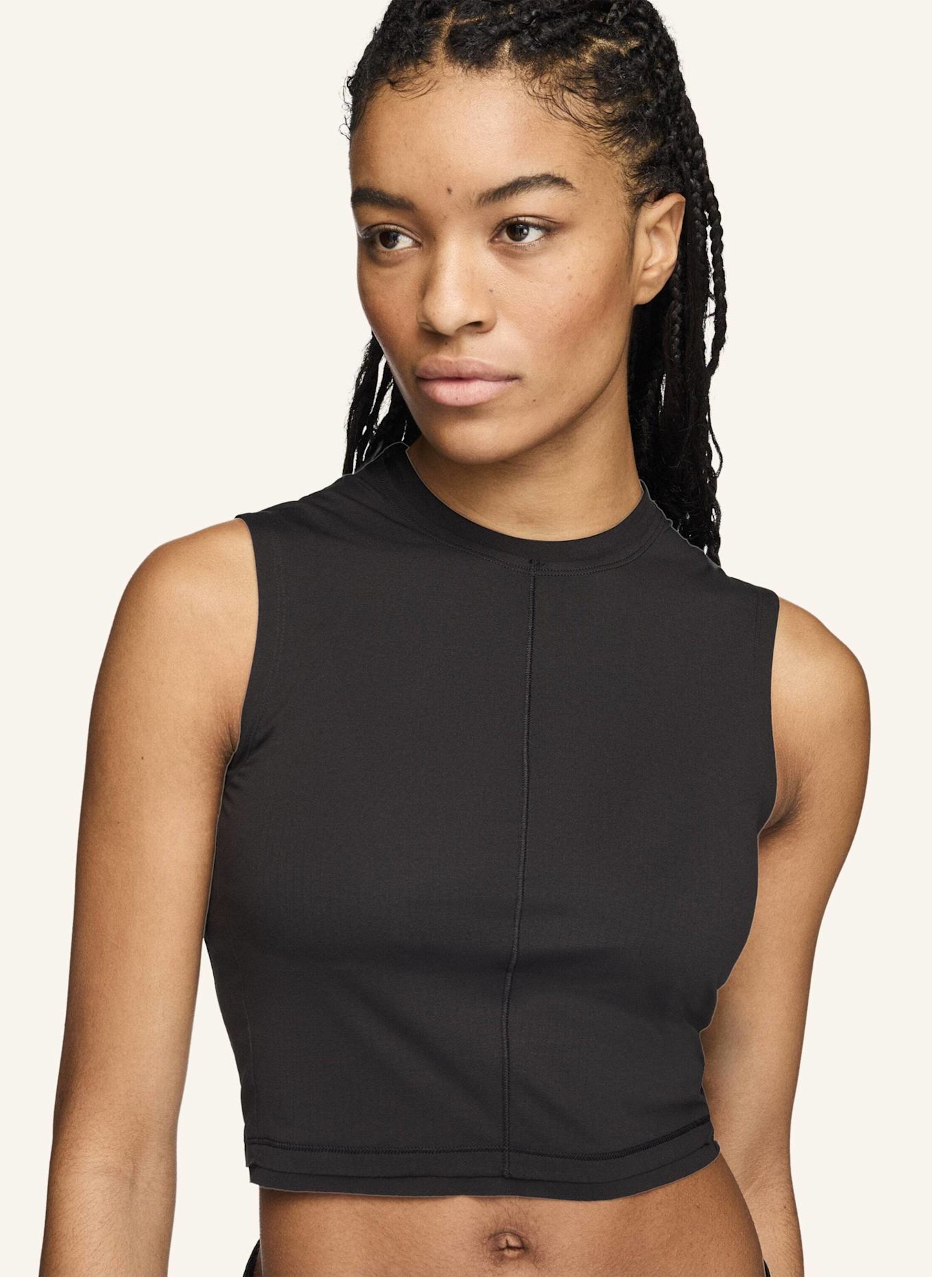 Y-3 Y-3 RUNNING TANKTOP, KÜRZER GESCHNITTEN: SCHWARZ