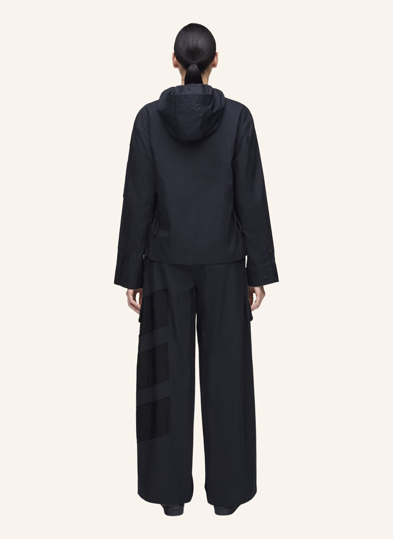 Y-3 Y-3 KAPUZENJACKE: SCHWARZ