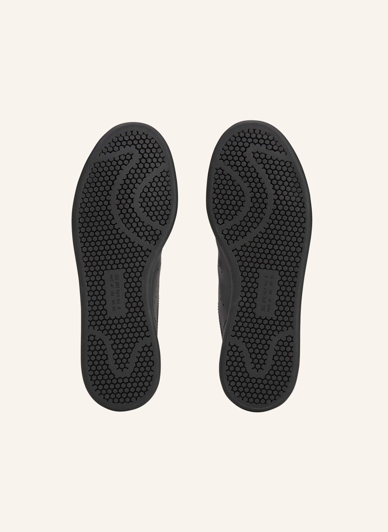 Y-3 Y-3 STAN SMITH SCHUH MIT KLETTVERSCHLUSS: SCHWARZ