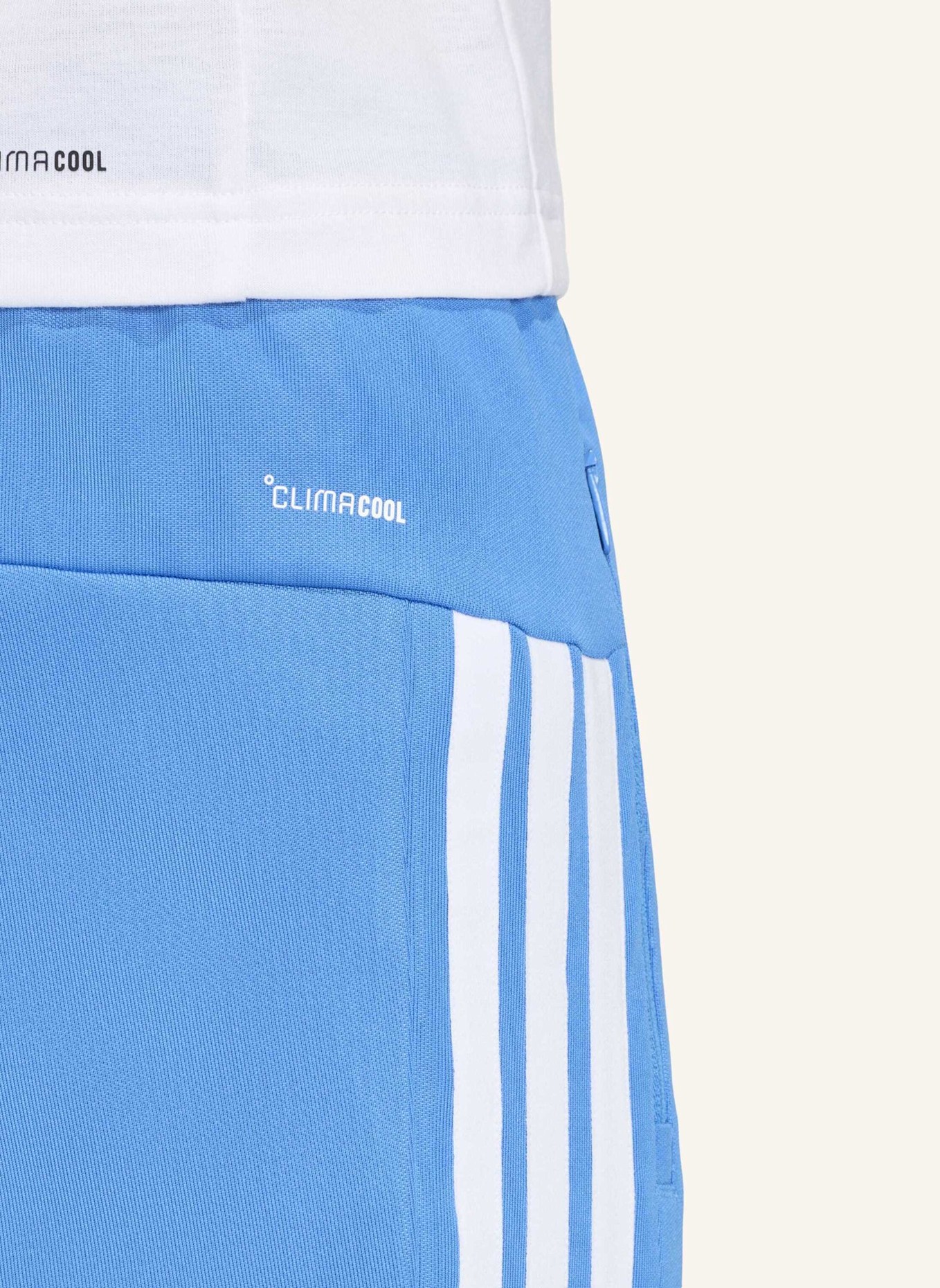 adidas Trainingshose WORKOUT ESSENTIALS ALL-SET 3-STRIPES: BLAU/ WEISS