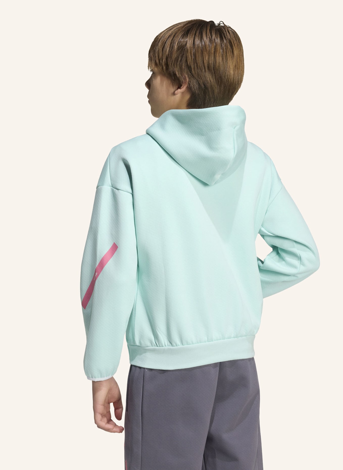 adidas MESSI ZNE HOODIE KIDS SWEATSHIRT: GRÜN
