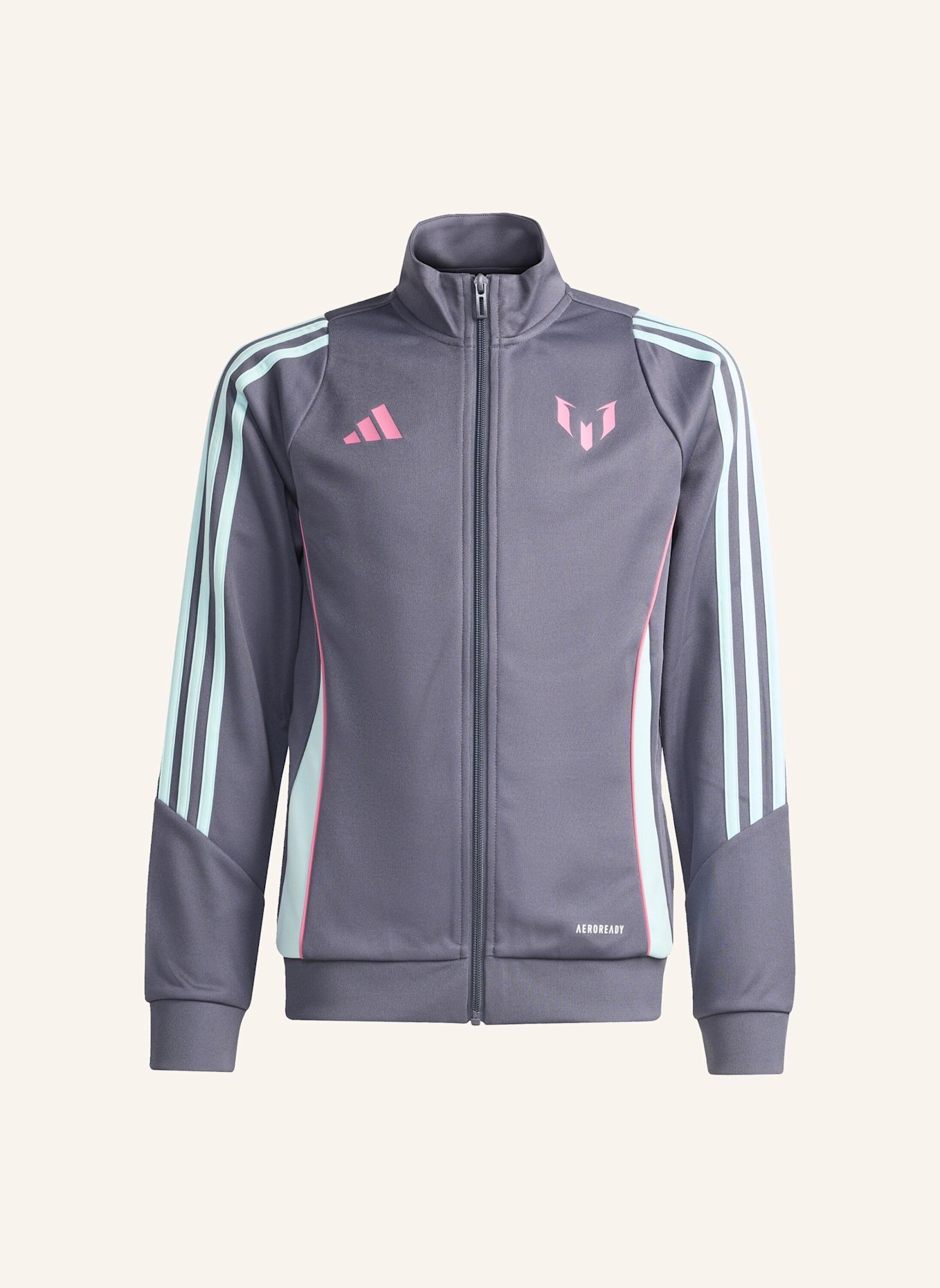 adidas MESSI KIDS JACKE: LILA