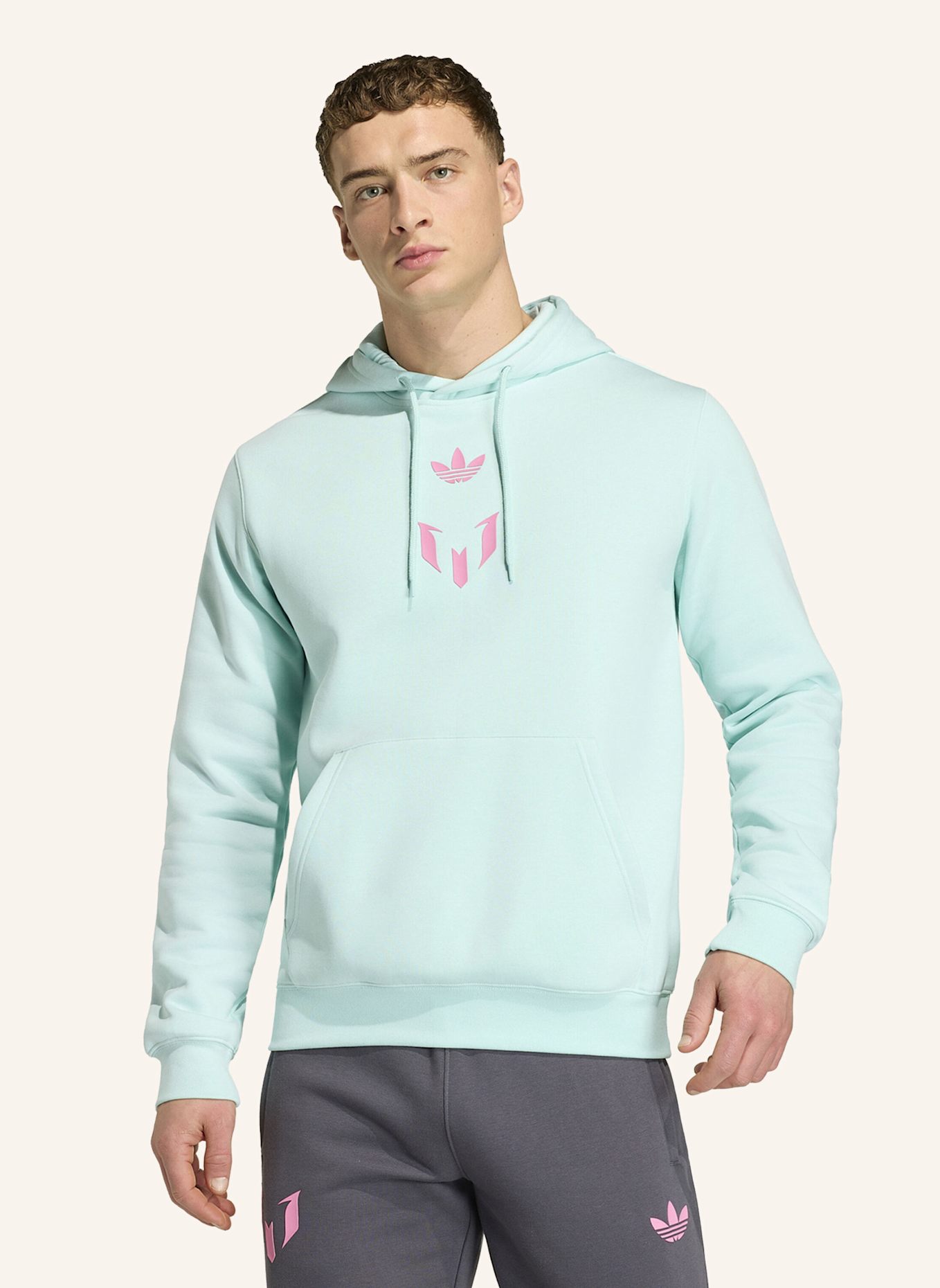 adidas MESSI HOODIE: GRÜN
