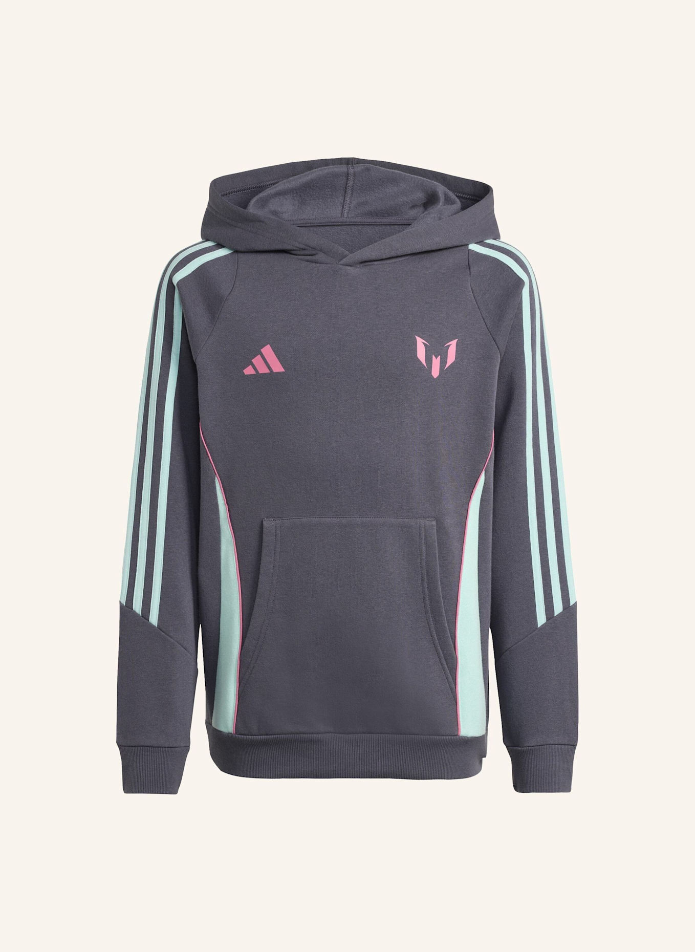 adidas MESSI KIDS HOODIE: LILA