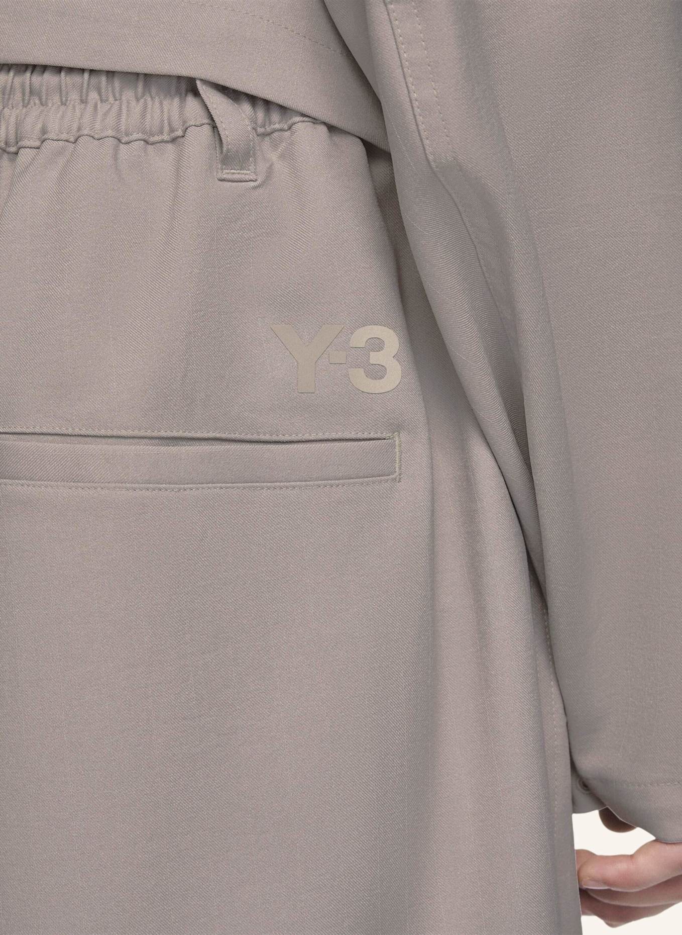 Y-3 Y-3 SPORT UNIFORM STRAIGHT PANTS: BRAUN