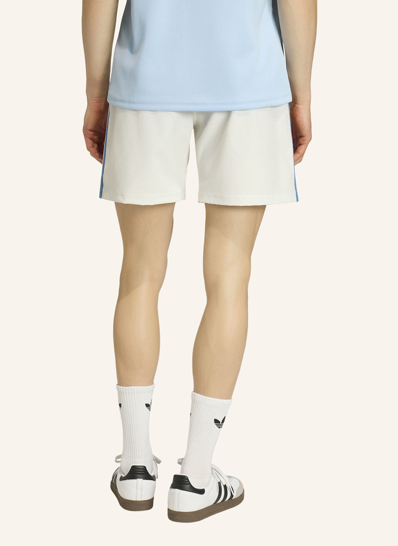 adidas FRANKREICH RUGBY 120 YEARS CRUNCH REPLICA SHORTS: WEISS