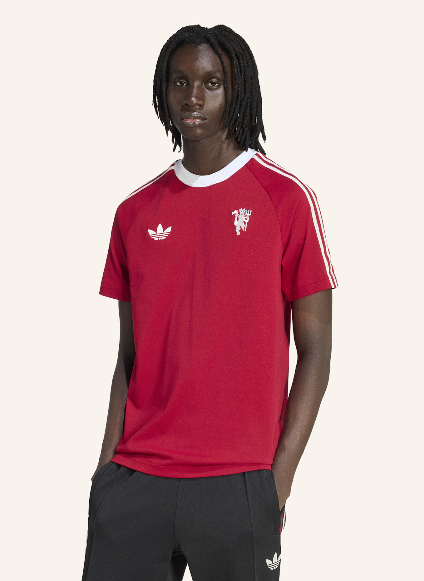 adidas MANCHESTER UNITED ORIGINALS T-SHIRT: ROT