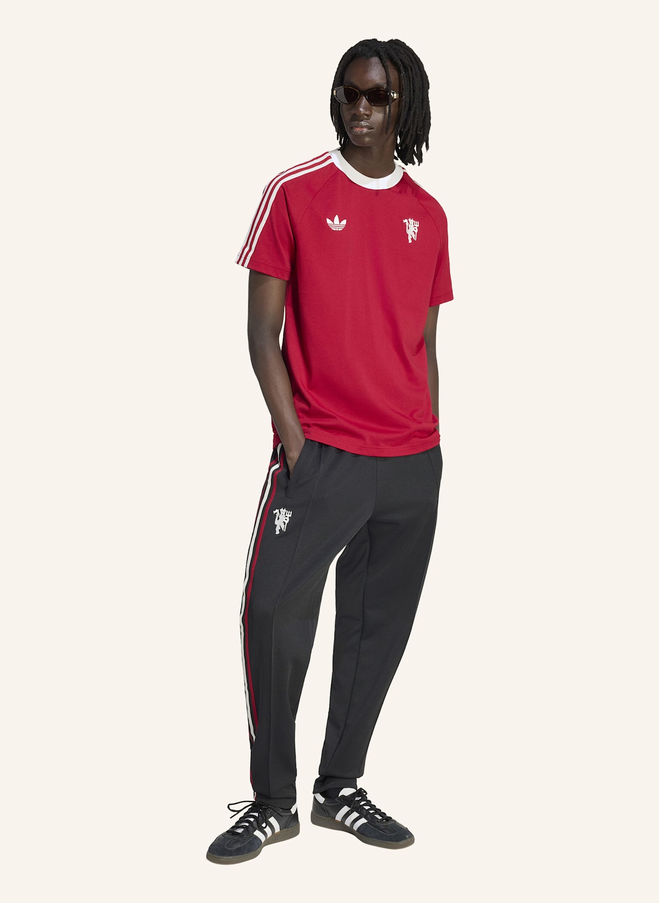 adidas MANCHESTER UNITED ORIGINALS T-SHIRT: ROT