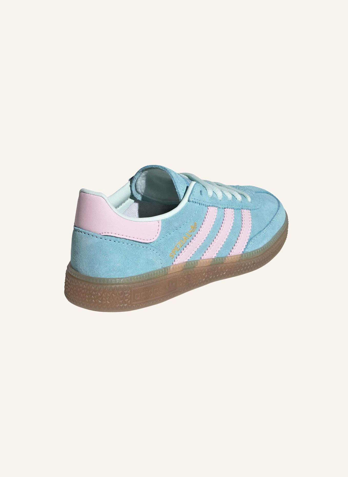 adidas Originals HANDBALL SPEZIAL KIDS SCHUH: GRÜN/ ROSA/ BEIGE