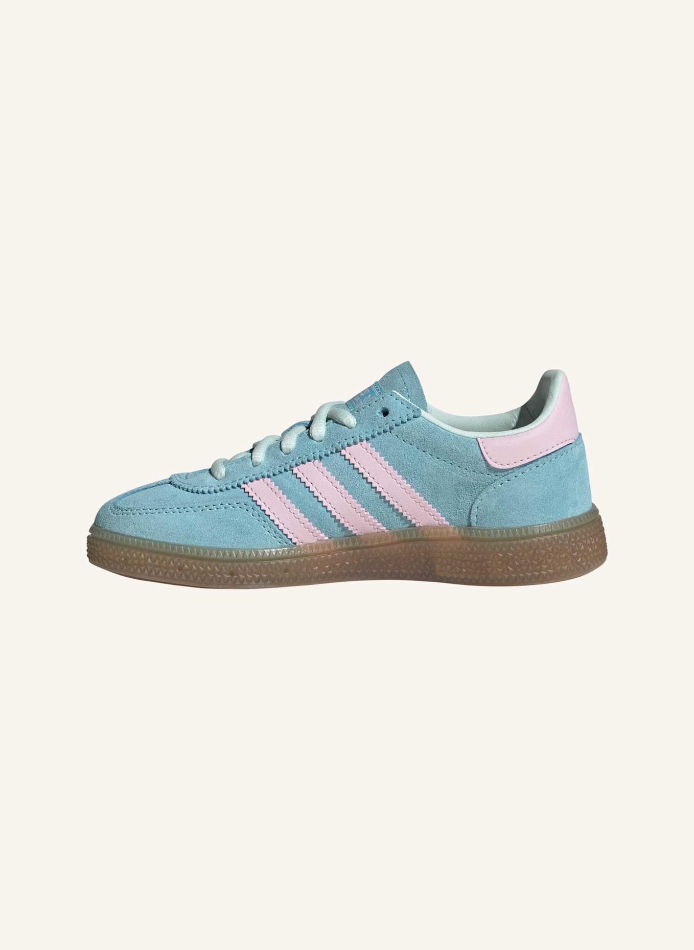 adidas Originals HANDBALL SPEZIAL KIDS SCHUH: GRÜN/ ROSA/ BEIGE
