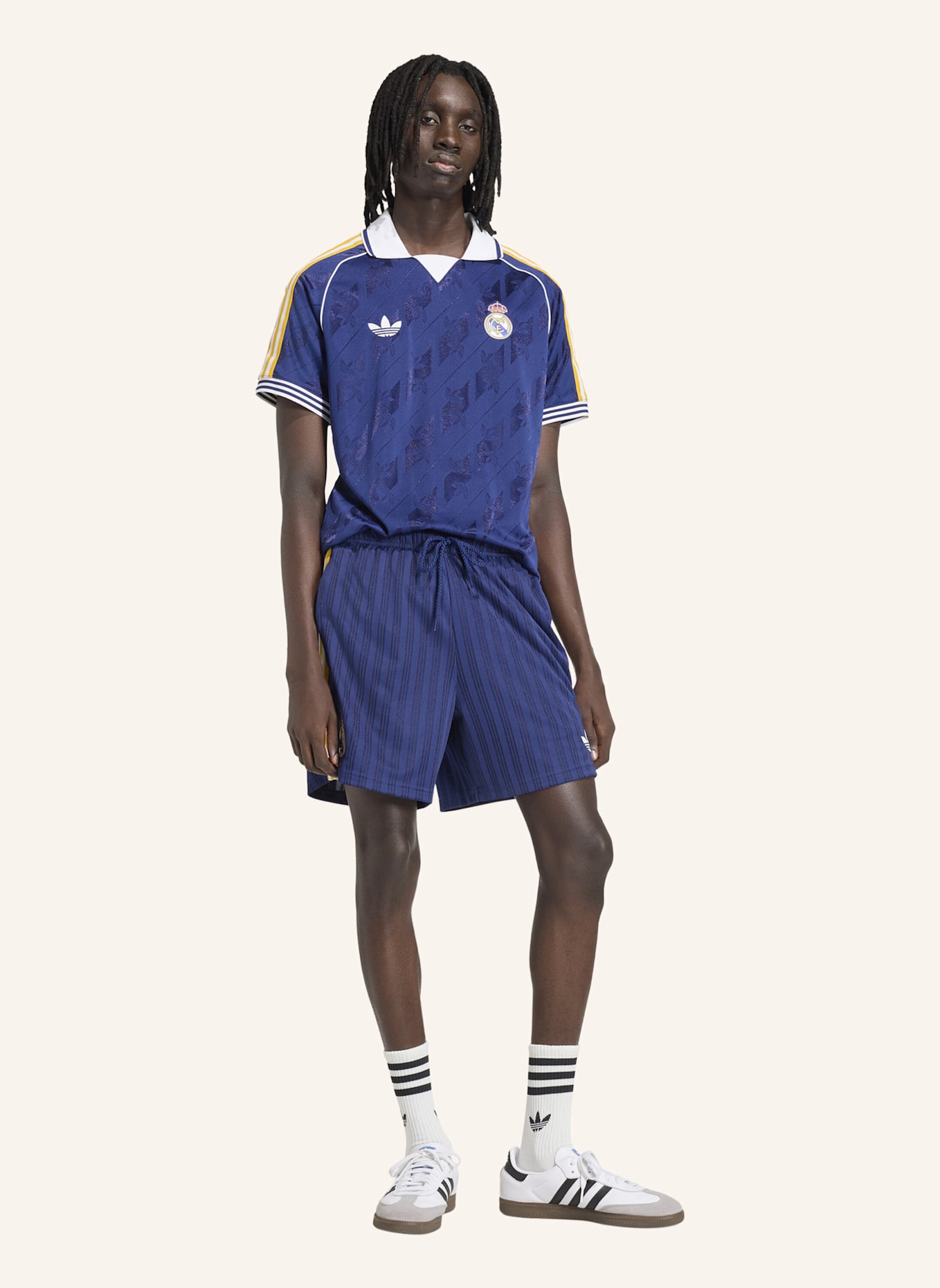 adidas REAL MADRID ORIGINALS SHORTS: BLAU