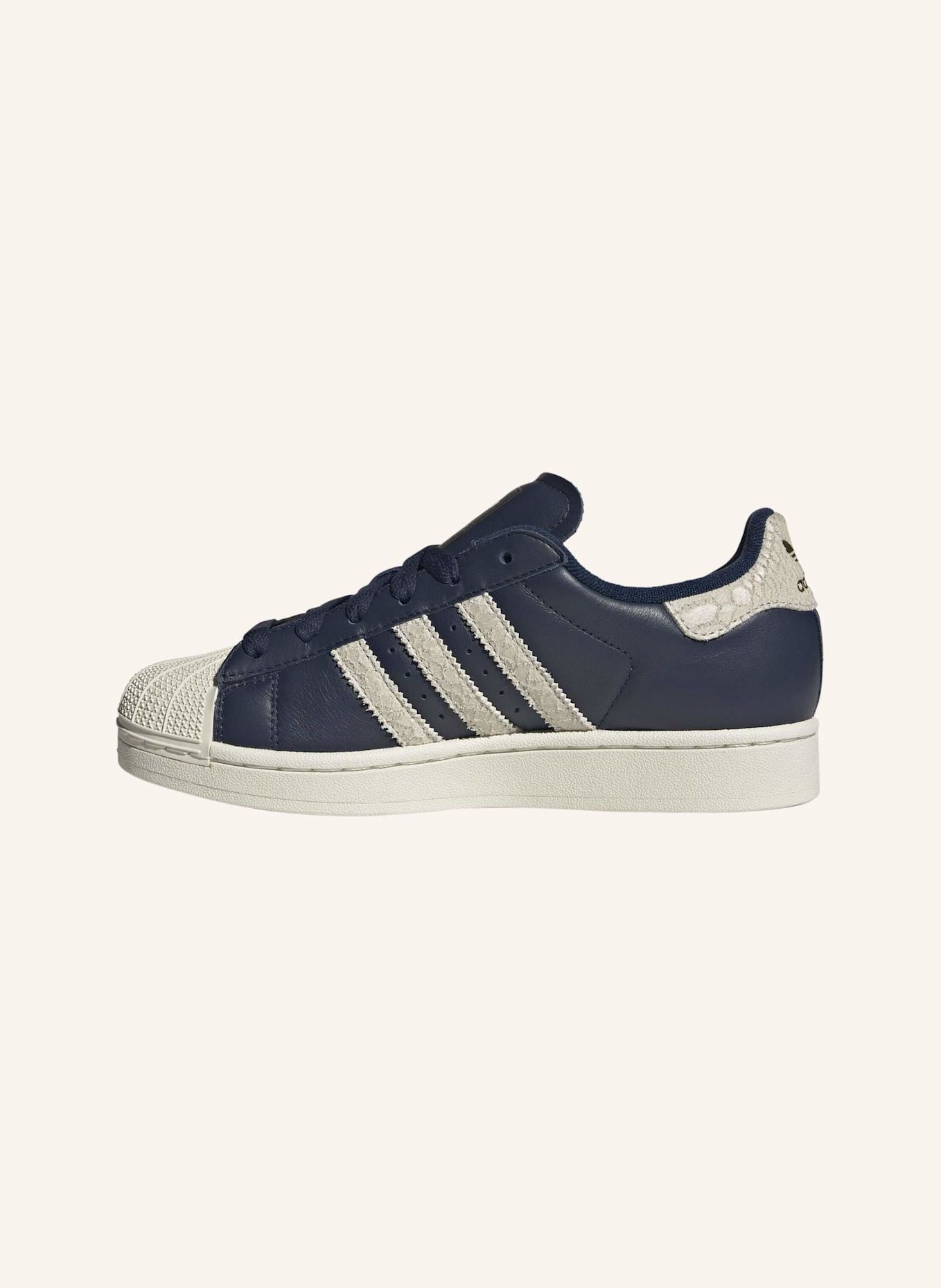 adidas Originals SUPERSTAR II SCHUH: BLAU/ WEISS/ GOLD