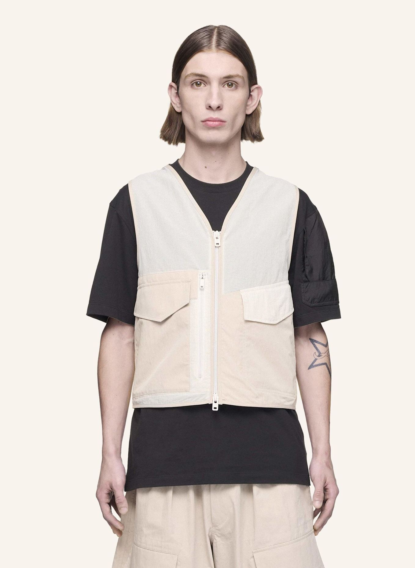 Y-3 Y-3 TACTICAL UTILITY-WESTE: BRAUN