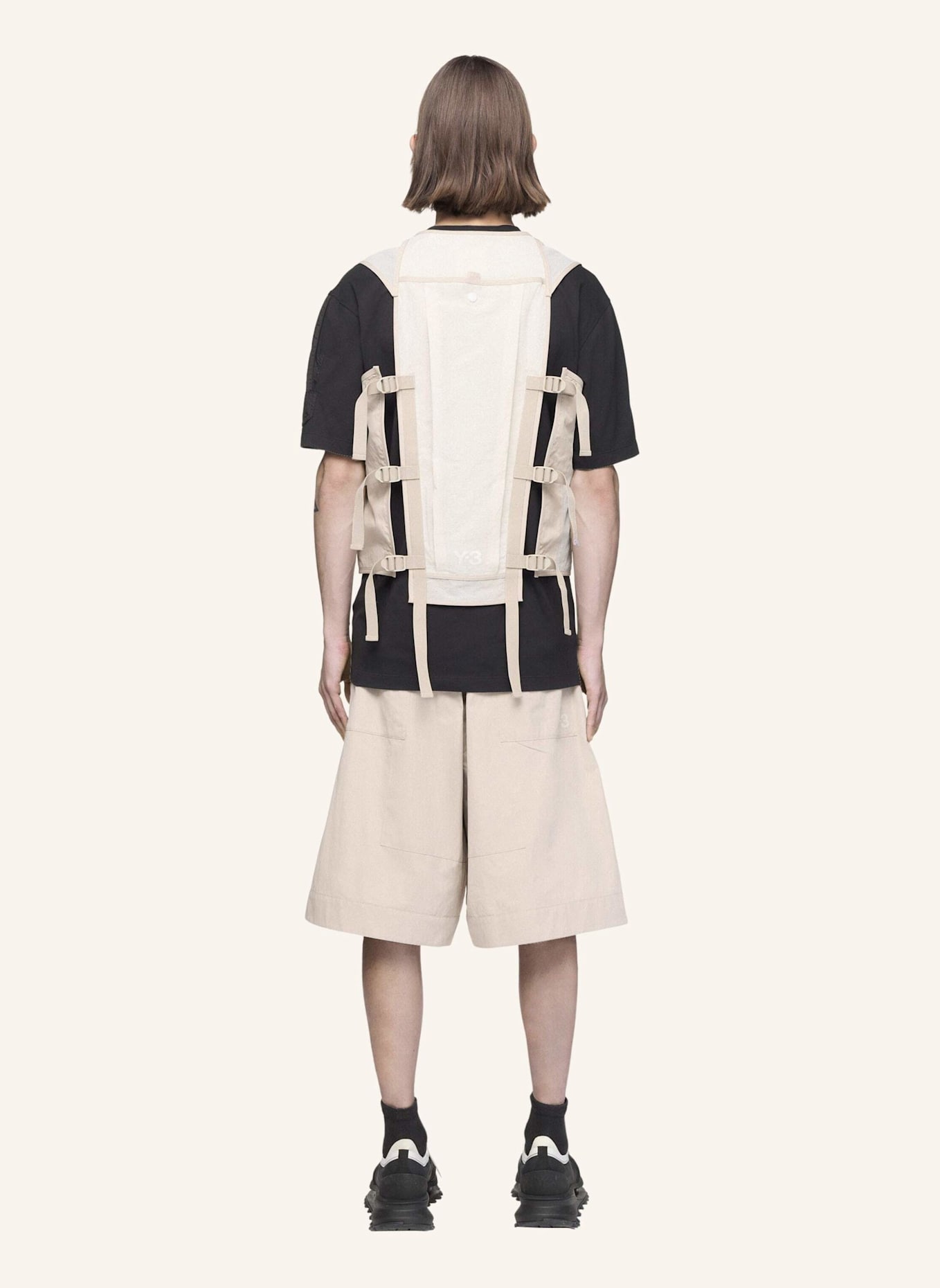 Y-3 Y-3 TACTICAL UTILITY-WESTE: BRAUN