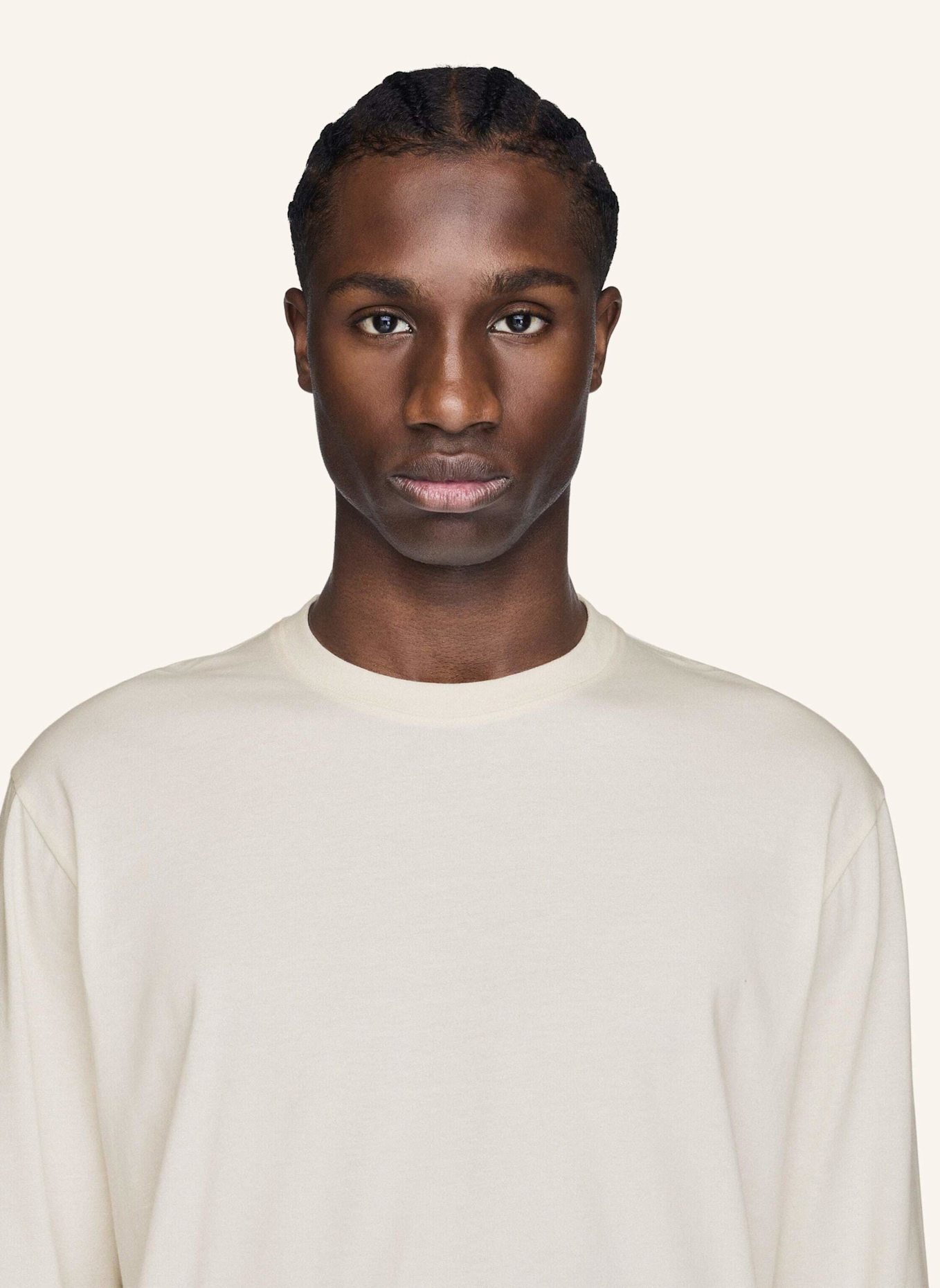 Y-3 Y-3 GFX LANGARMSHIRT: WEISS