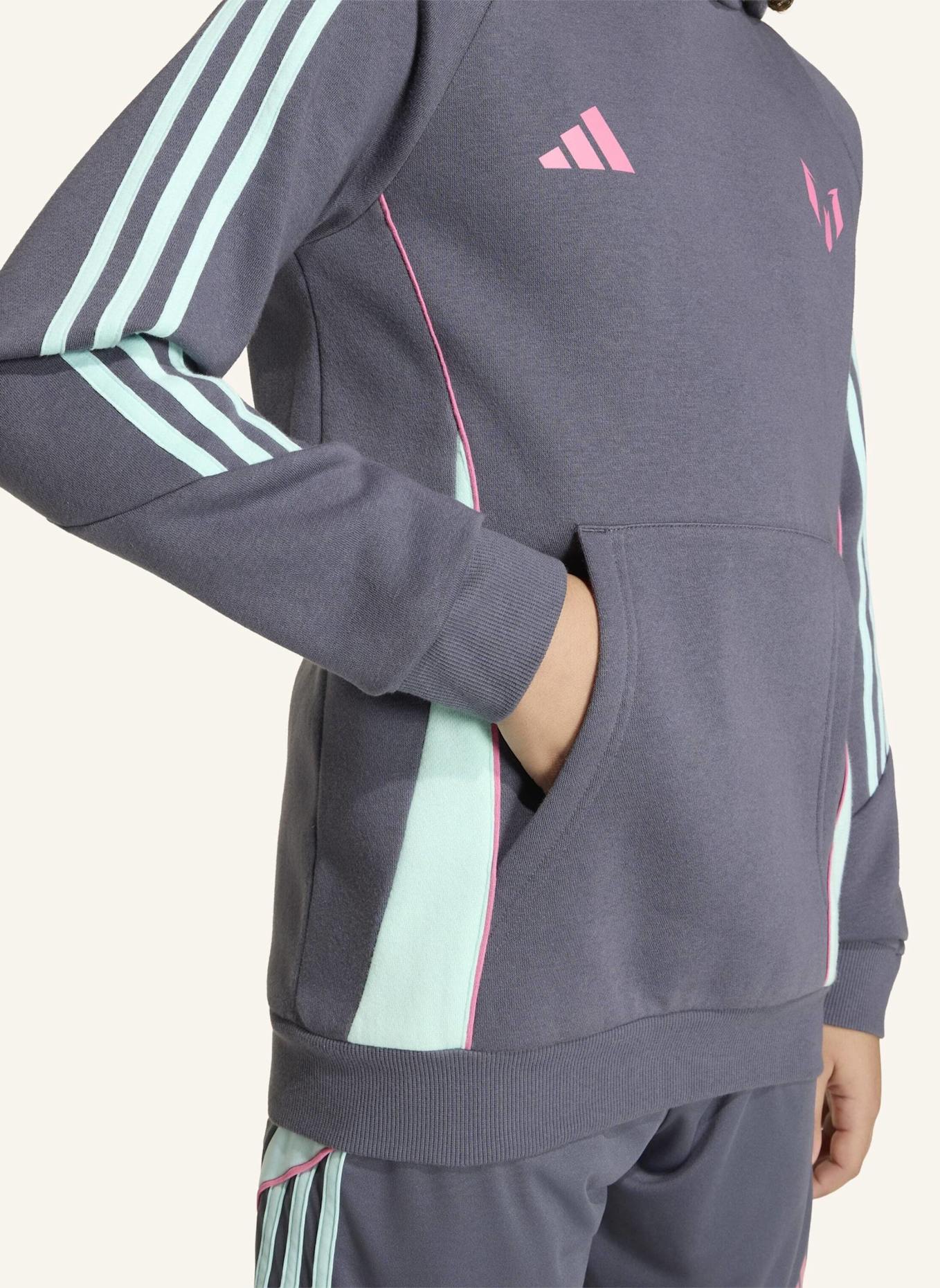 adidas MESSI KIDS HOODIE: LILA