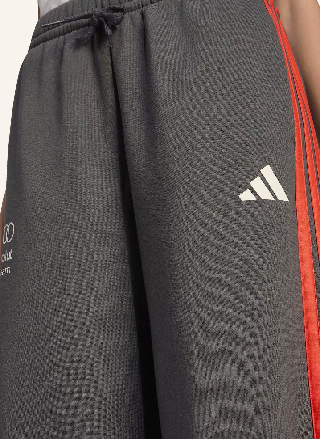 adidas AUDI REVOLUT F1 TEAM DNA HOSE MIT WEITEM BEIN: SCHWARZ